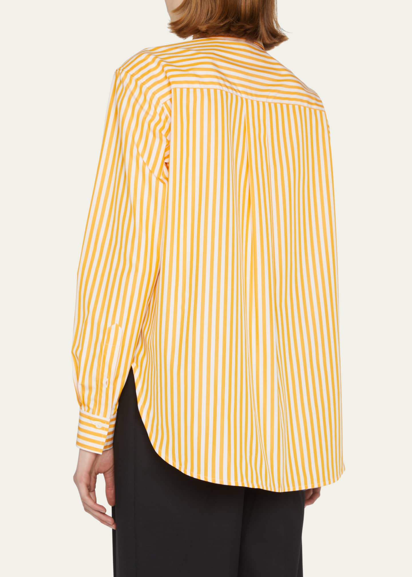 Toteme Signature Stripe Collared Shirt - Bergdorf Goodman
