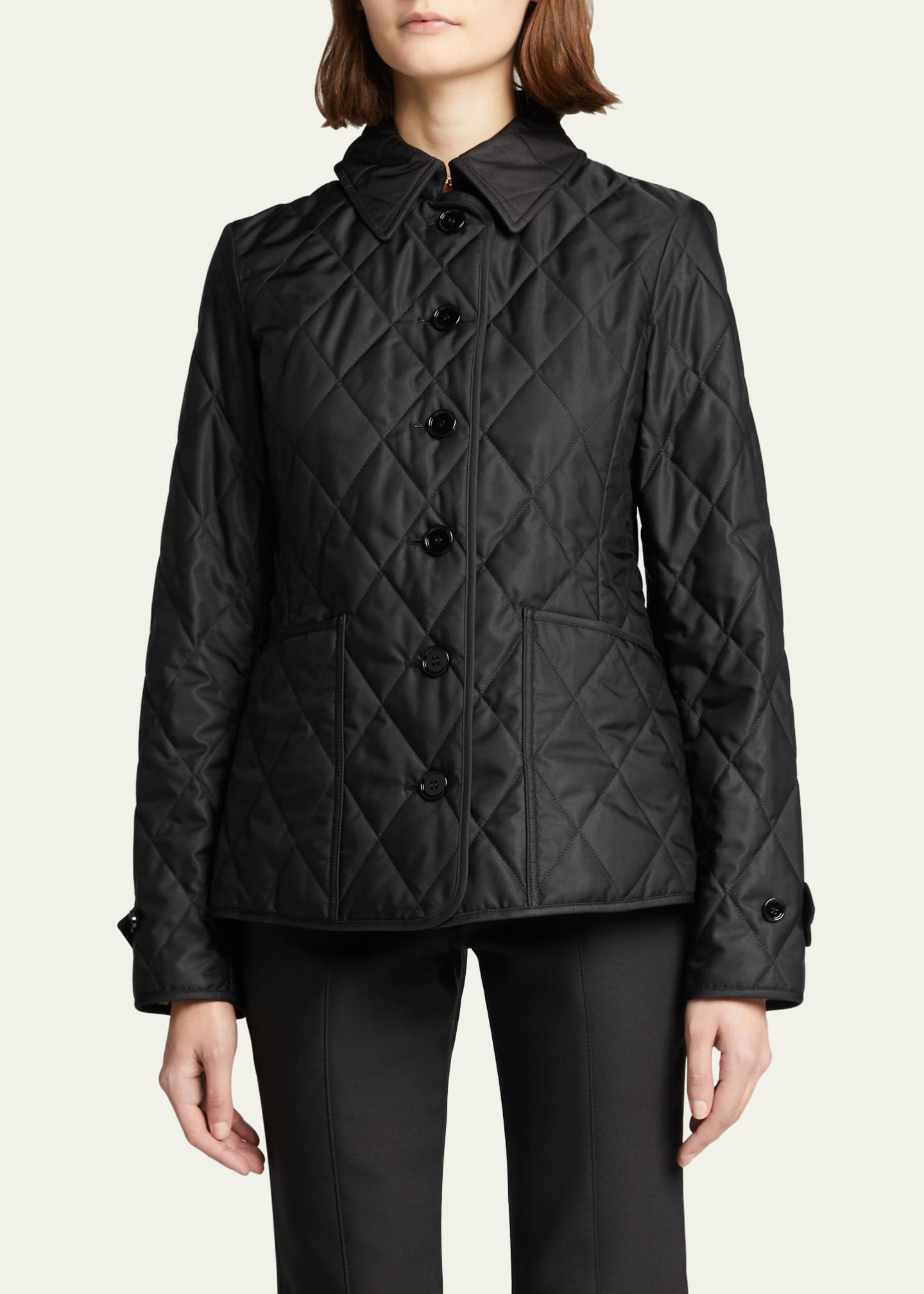 Fernhill quilted coat burberry sales