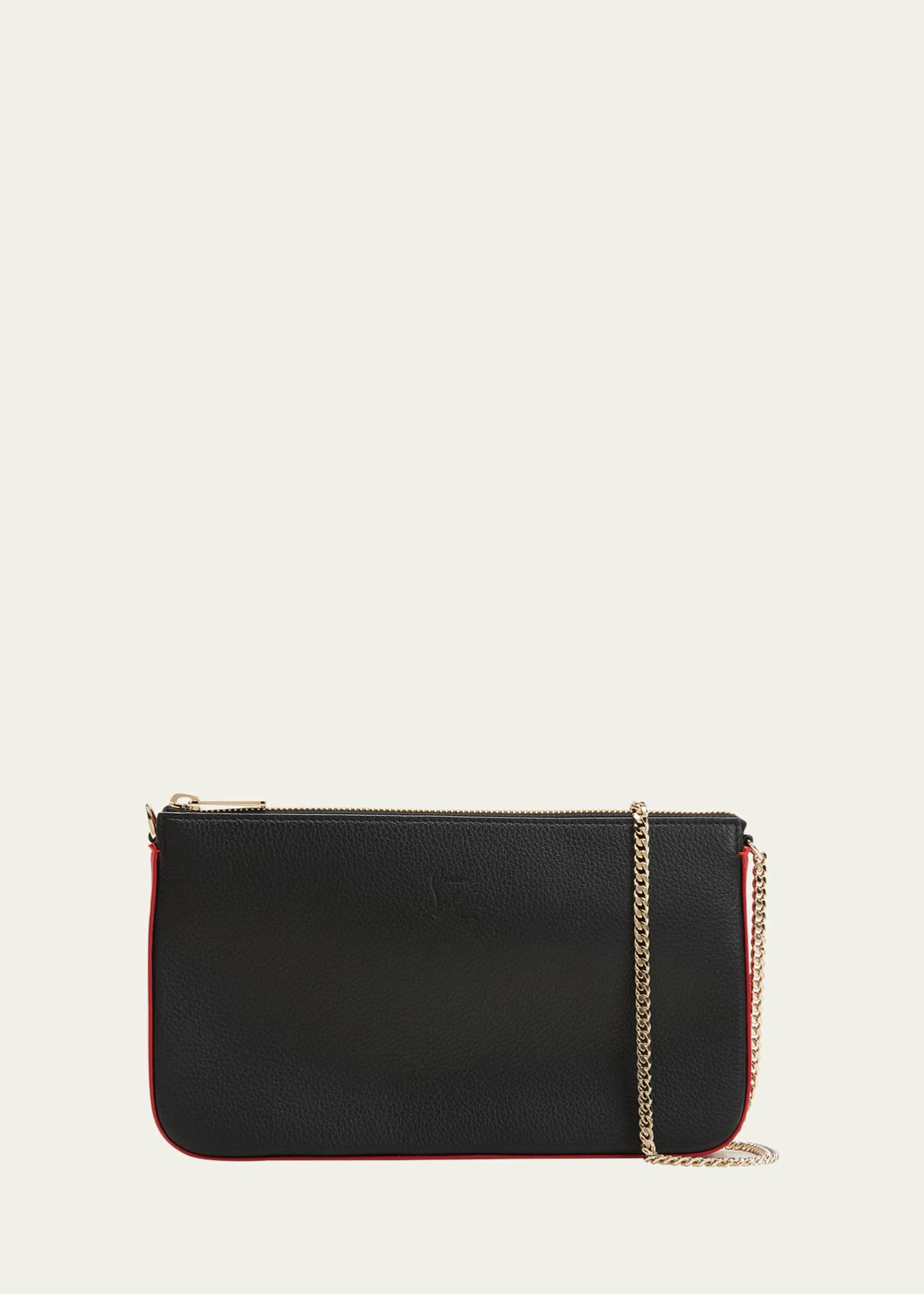 Christian Louboutin Loubila Hybrid Zip Crossbody Bag Leather