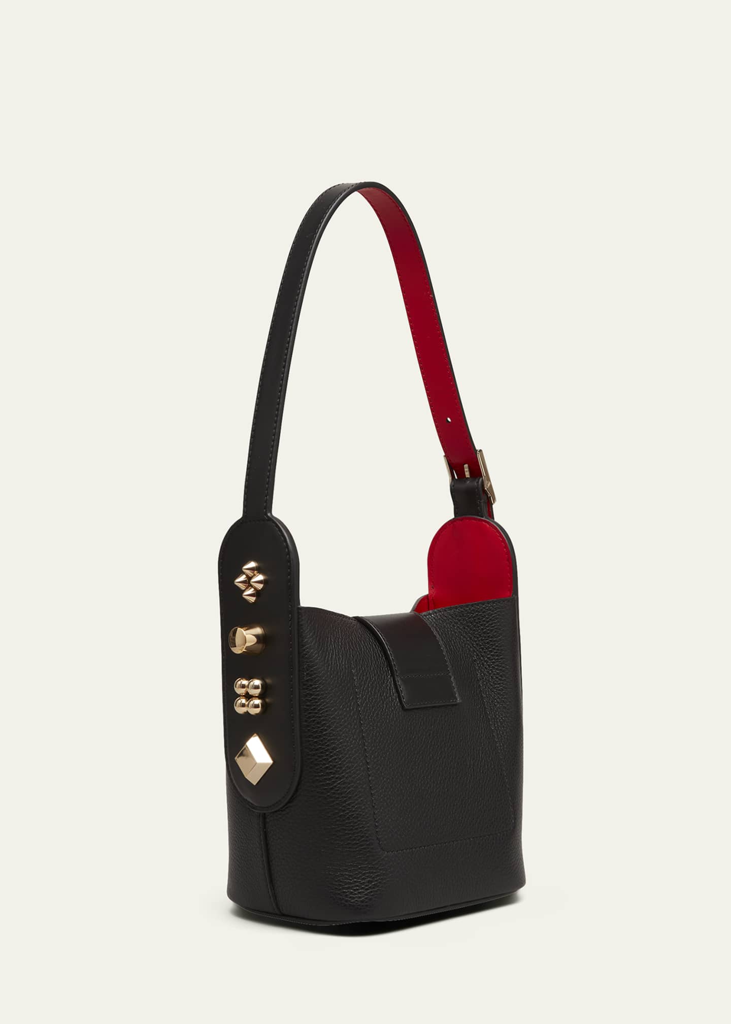 Carasky leather crossbody bag Christian Louboutin Black in Leather