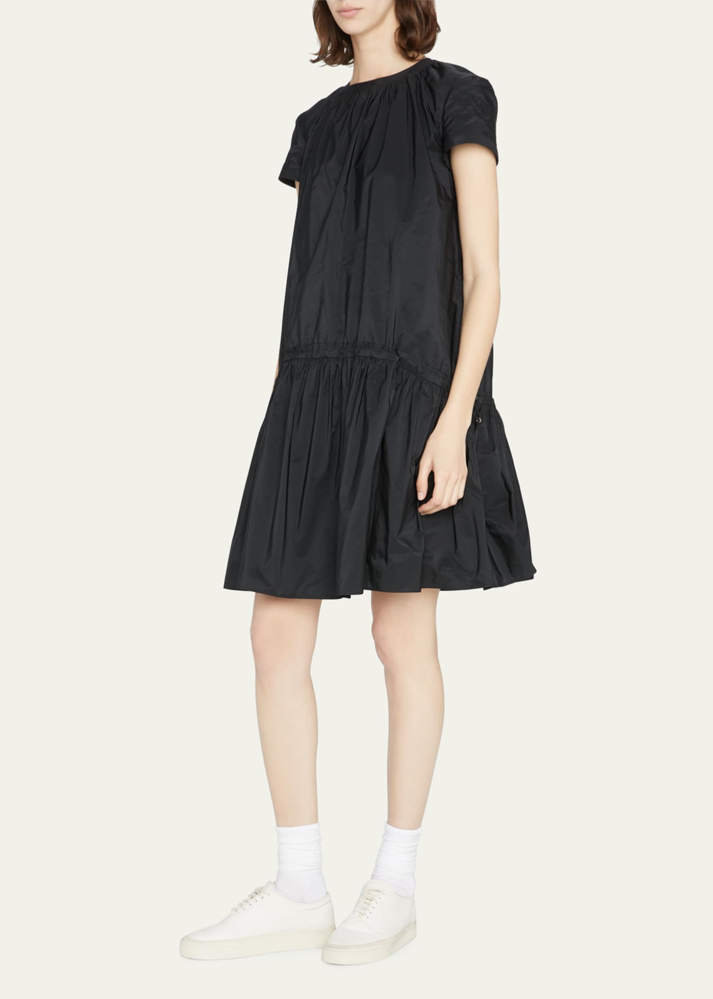 Moncler A-Line Drawcord Dress - Bergdorf Goodman