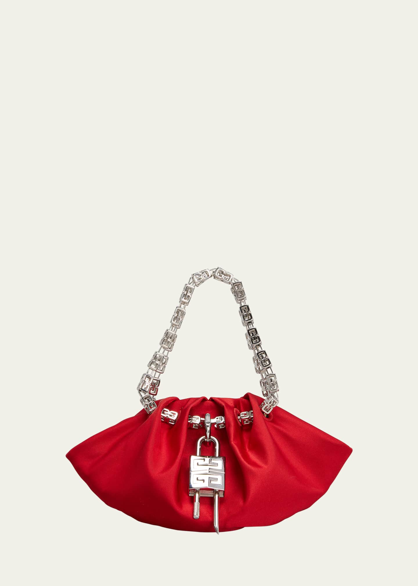 Givenchy Mini Kenny Monogram Top-Handle Bag in Silk - Bergdorf Goodman