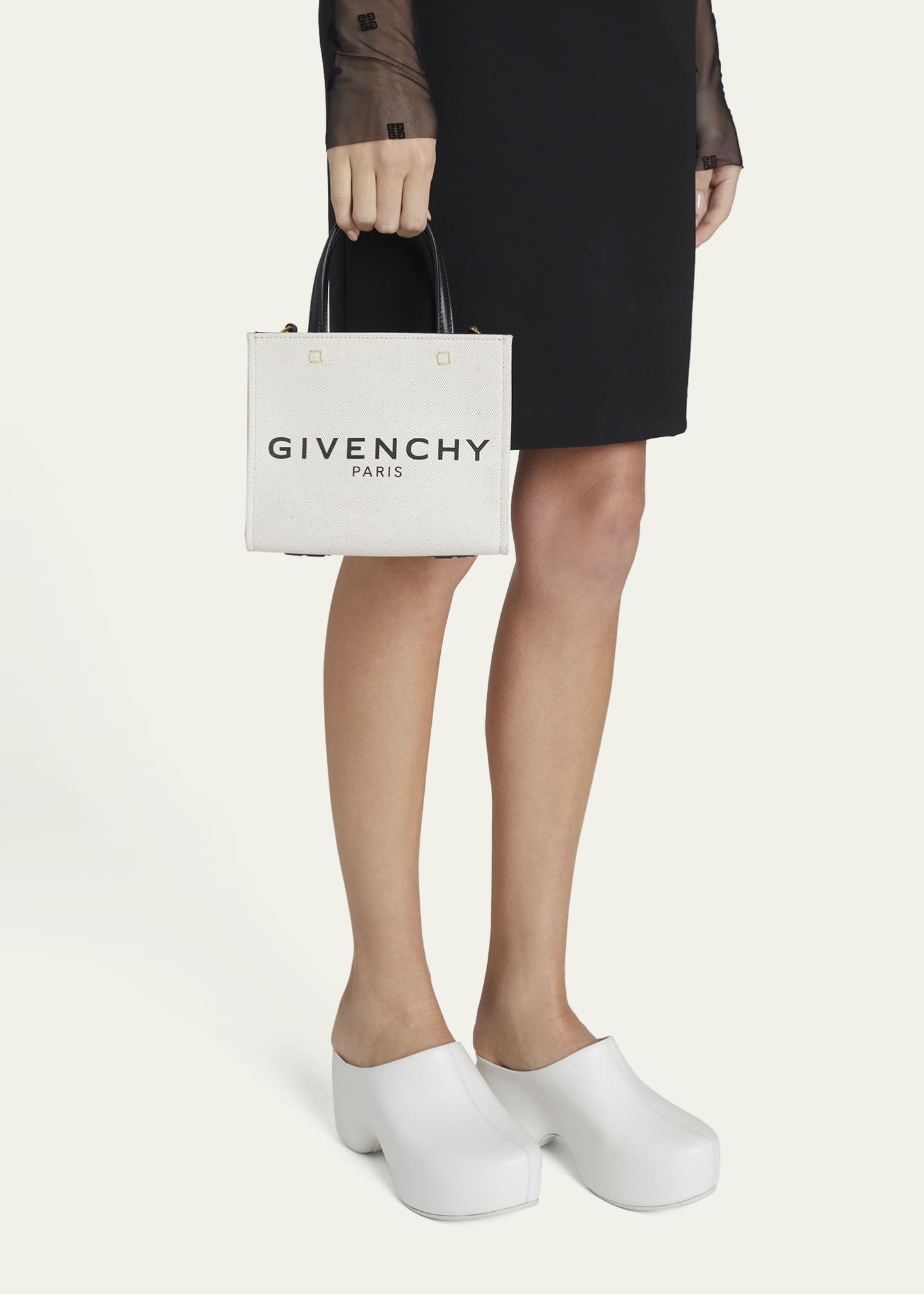 Givenchy G-Tote Medium Shopping Bag in Leather with Corset Detail -  Bergdorf Goodman