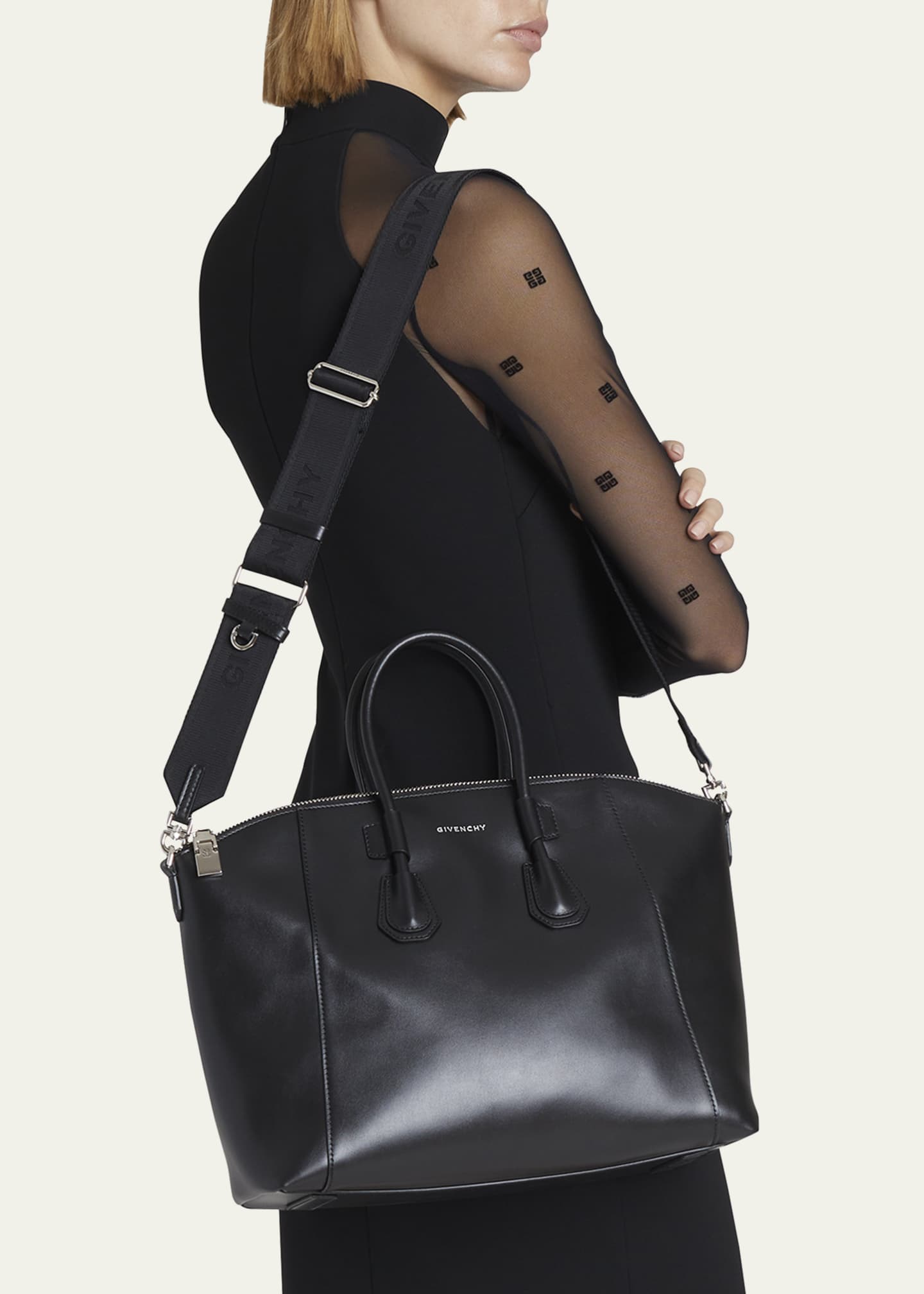 Givenchy Medium Antigona Sport Shoulder Bag in Calf Leather - Bergdorf ...