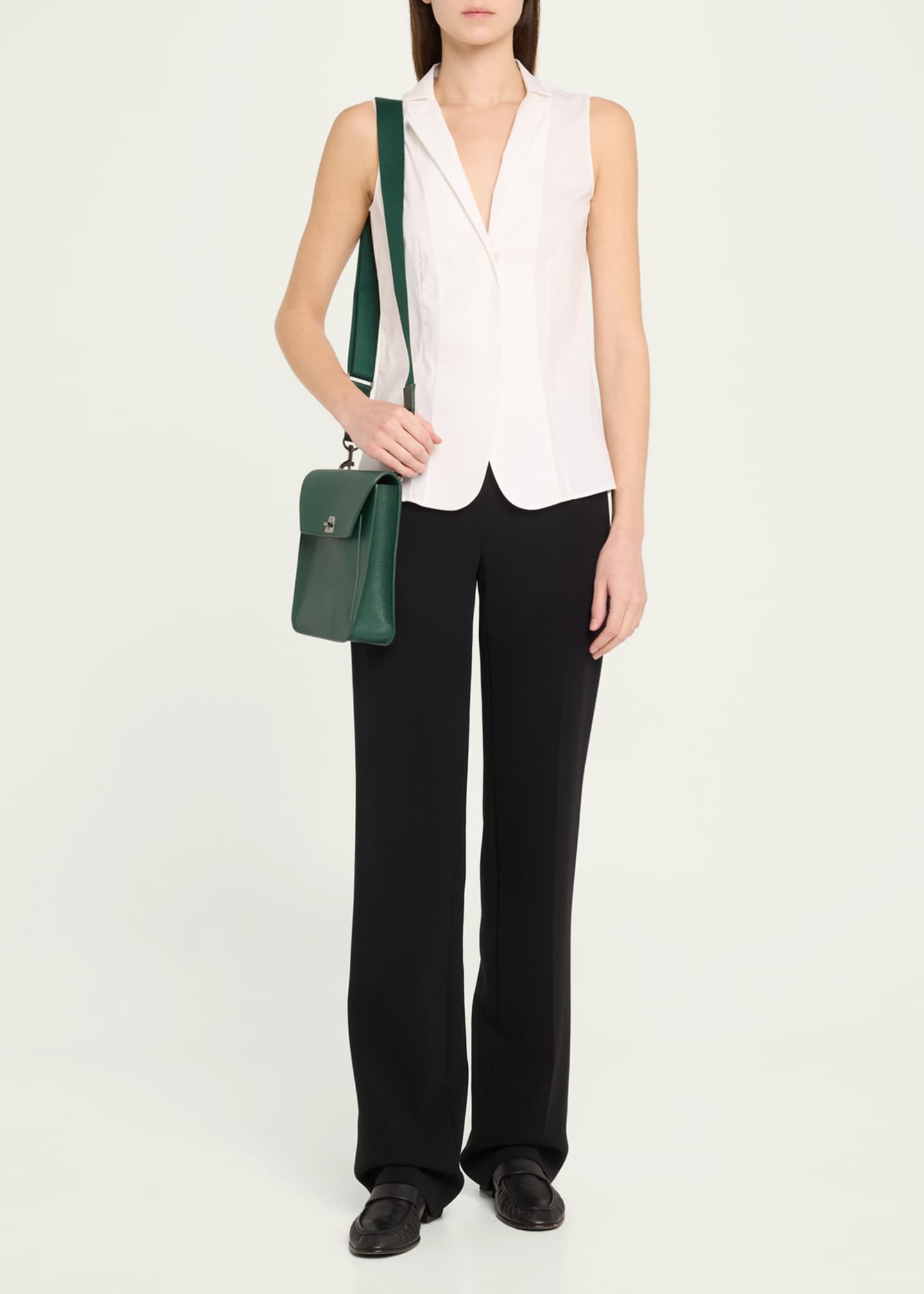 Akris Anouk Small Leather Messenger Bag Image 5 of 6
