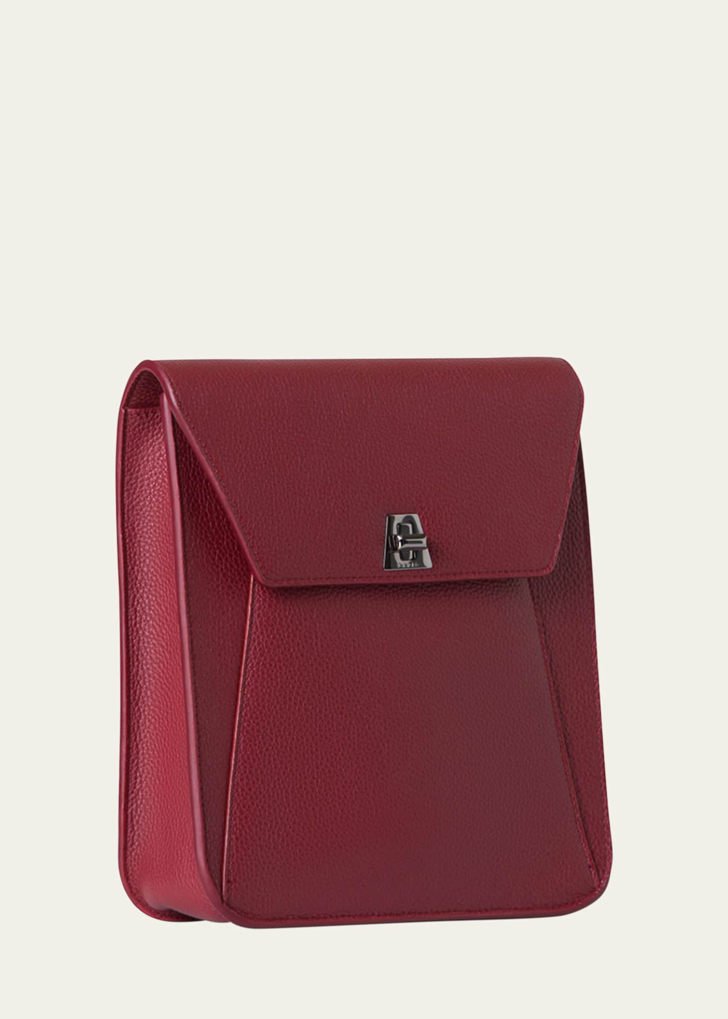 Akris Anouk Small Leather Messenger Bag Image 6 of 6