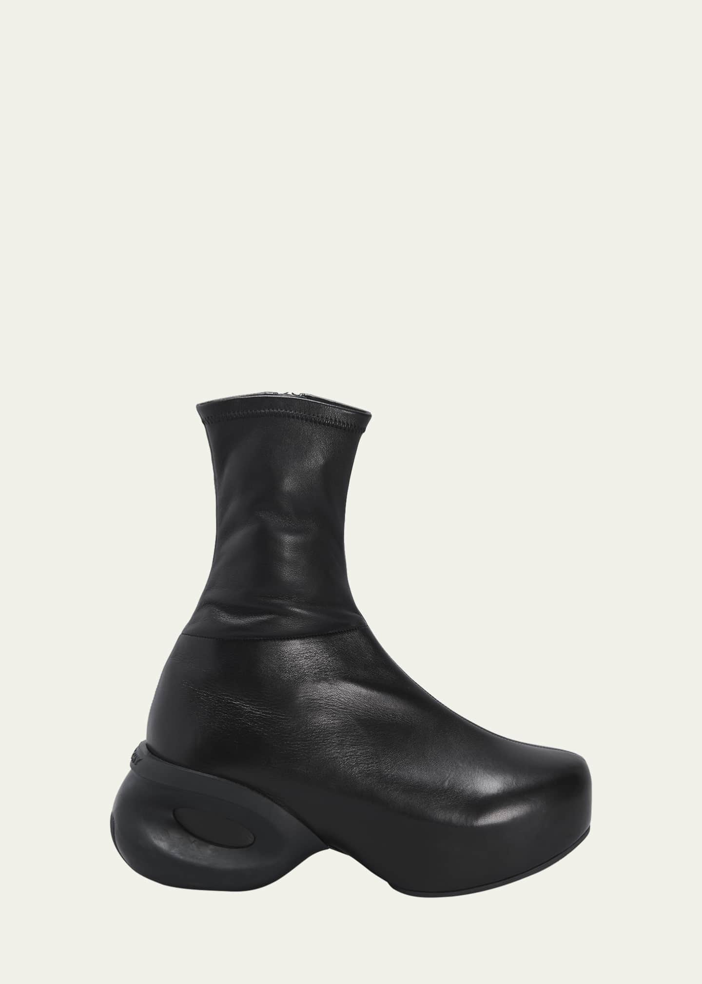 Givenchy G Lambskin Ankle Clog Boots Bergdorf Goodman