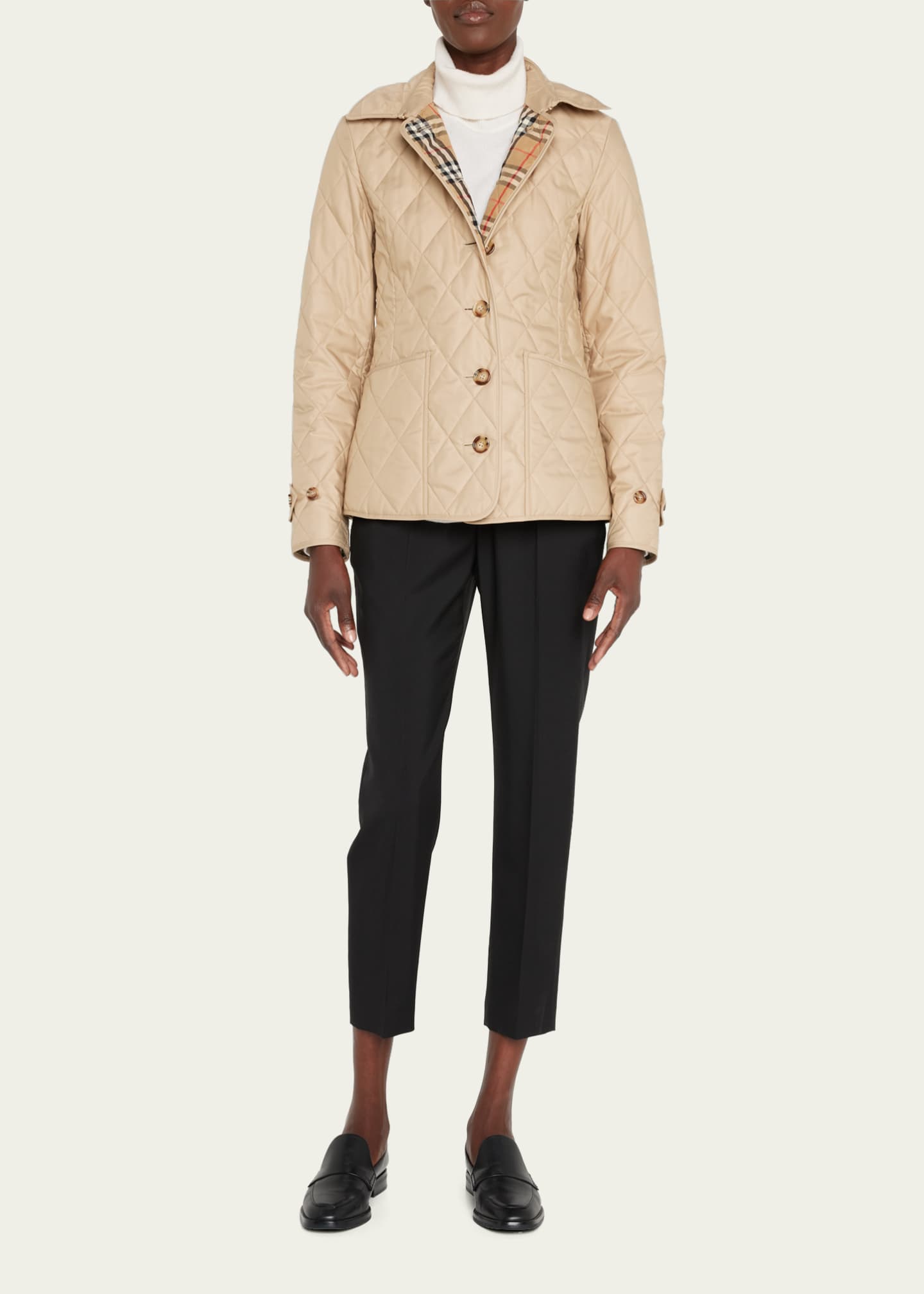 Burberry Frankby 18 Quilted Jacket