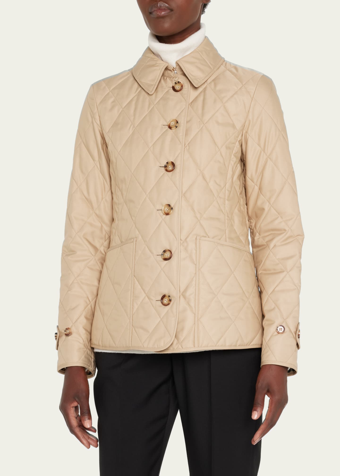 Burberry Fernleigh Diamond Quilted Jacket - Bergdorf Goodman