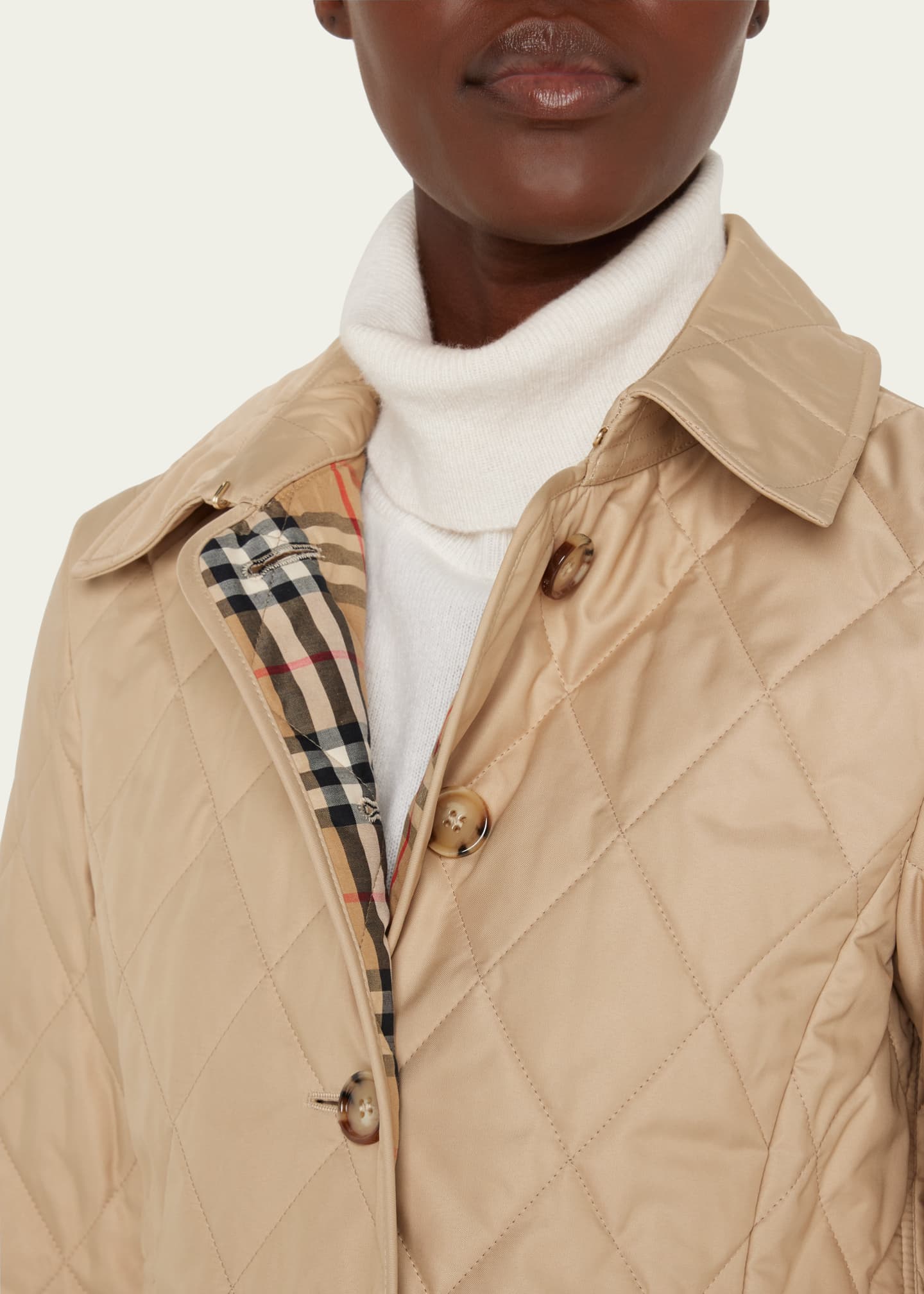 Burberry Fernleigh Diamond Quilted Jacket - Bergdorf Goodman