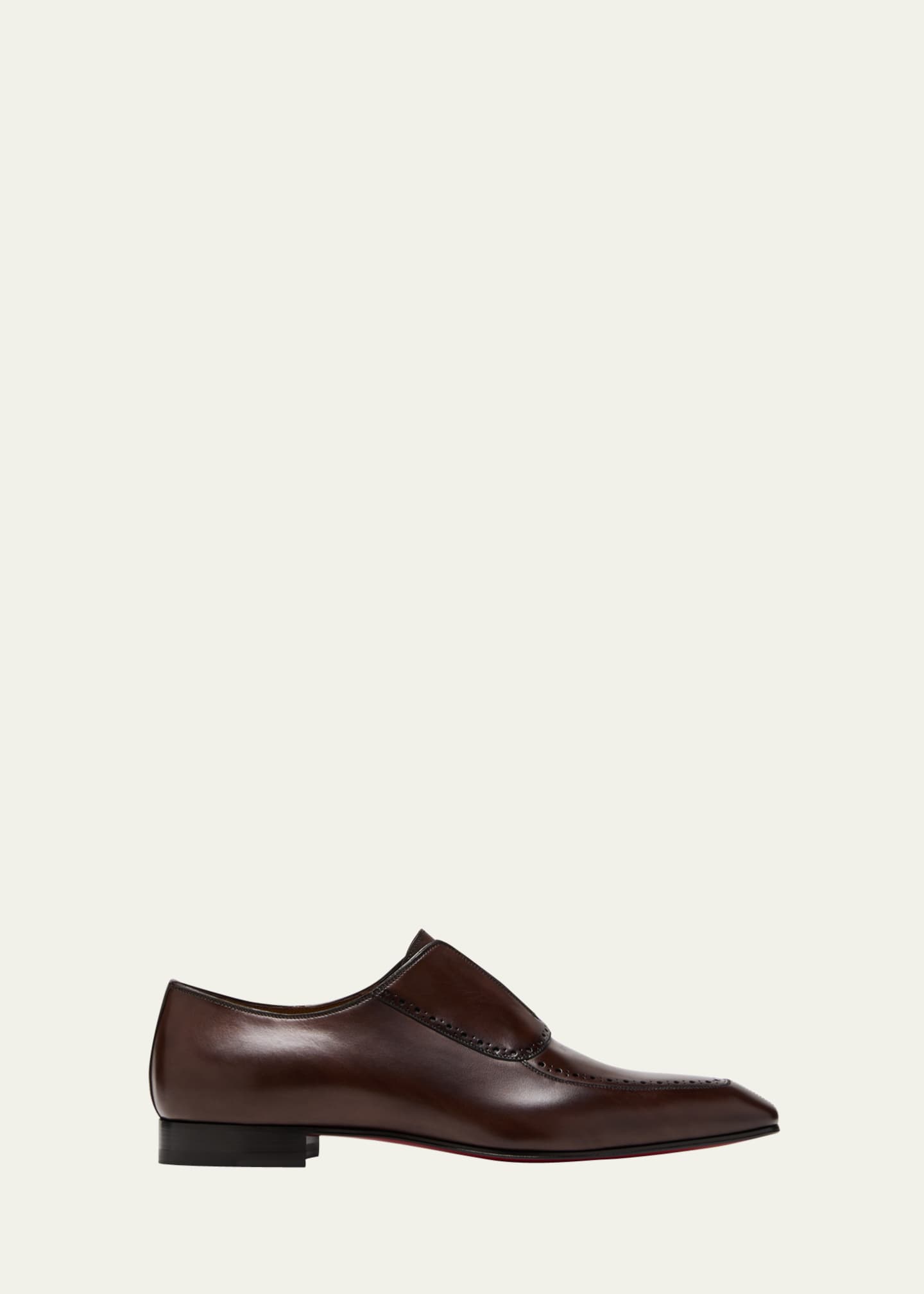 Christian Louboutin Men's Lafitte On Flat Leather Loafers - Bergdorf ...