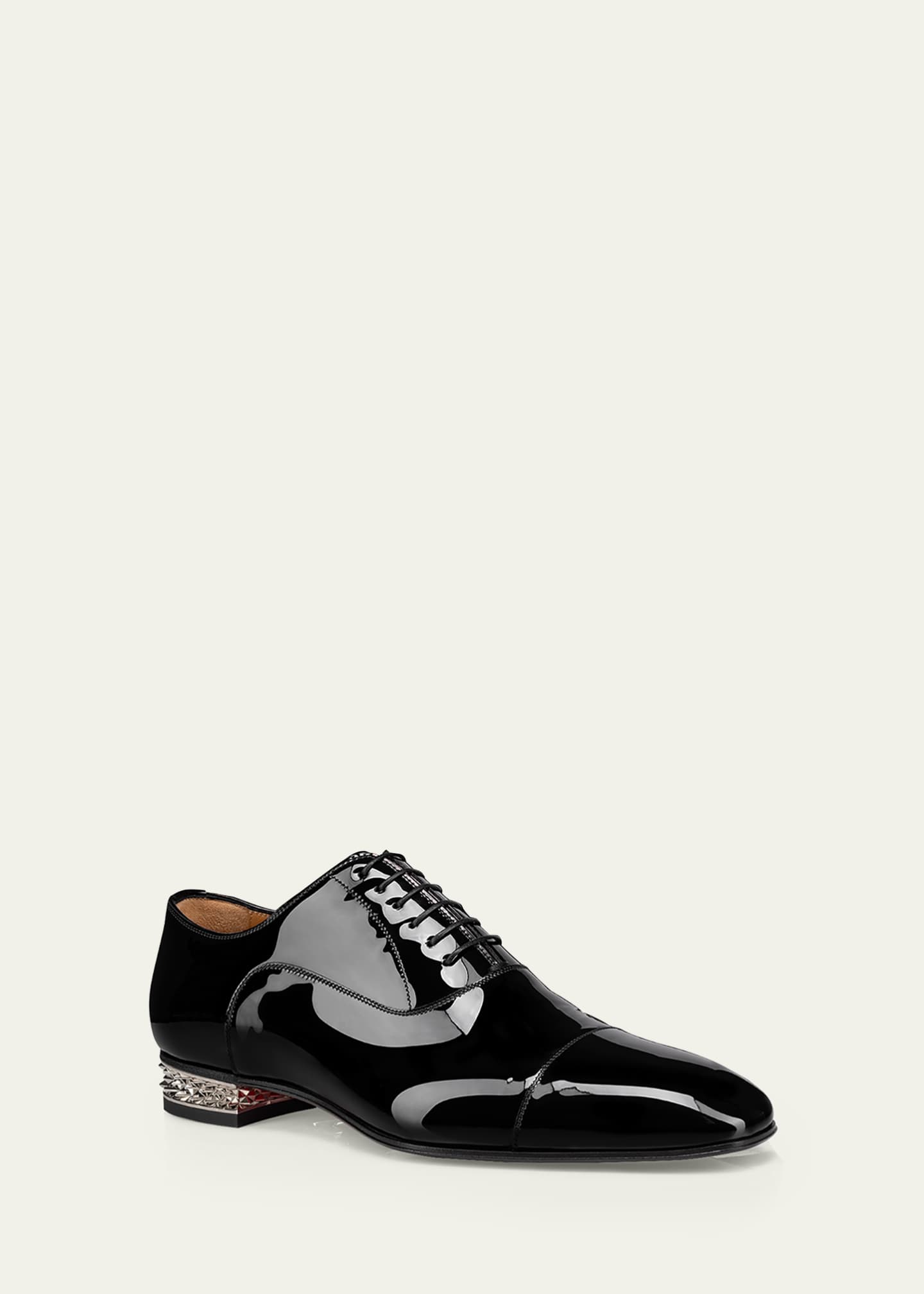 Christian Louboutin Men's Flat Leather Oxfords - Goodman