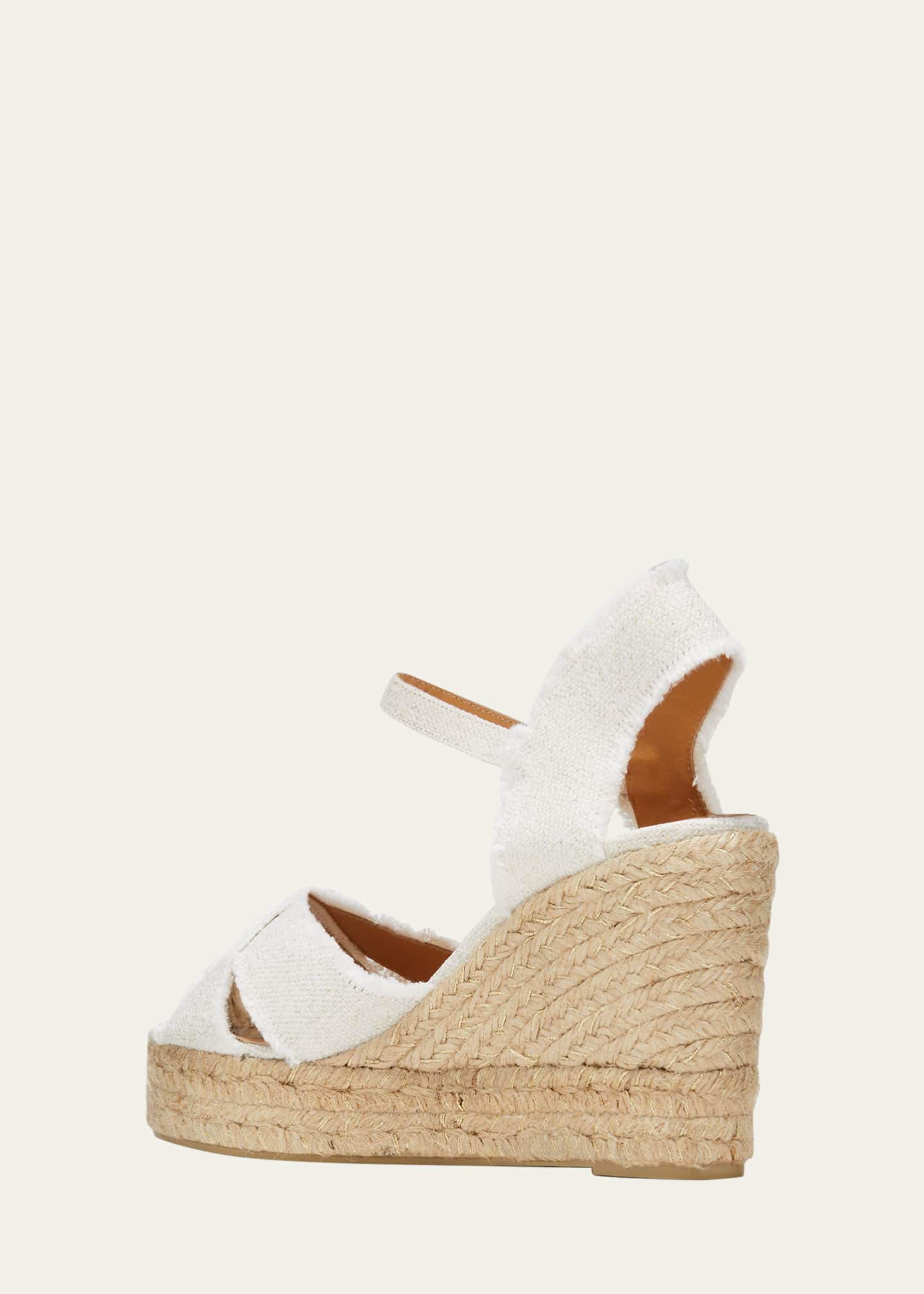 サンダル・ミュール Castaner Dark grey canvas Bromelia wedges (223604289 PLATA) Castañer | Bromelia Canvas Wedge 4