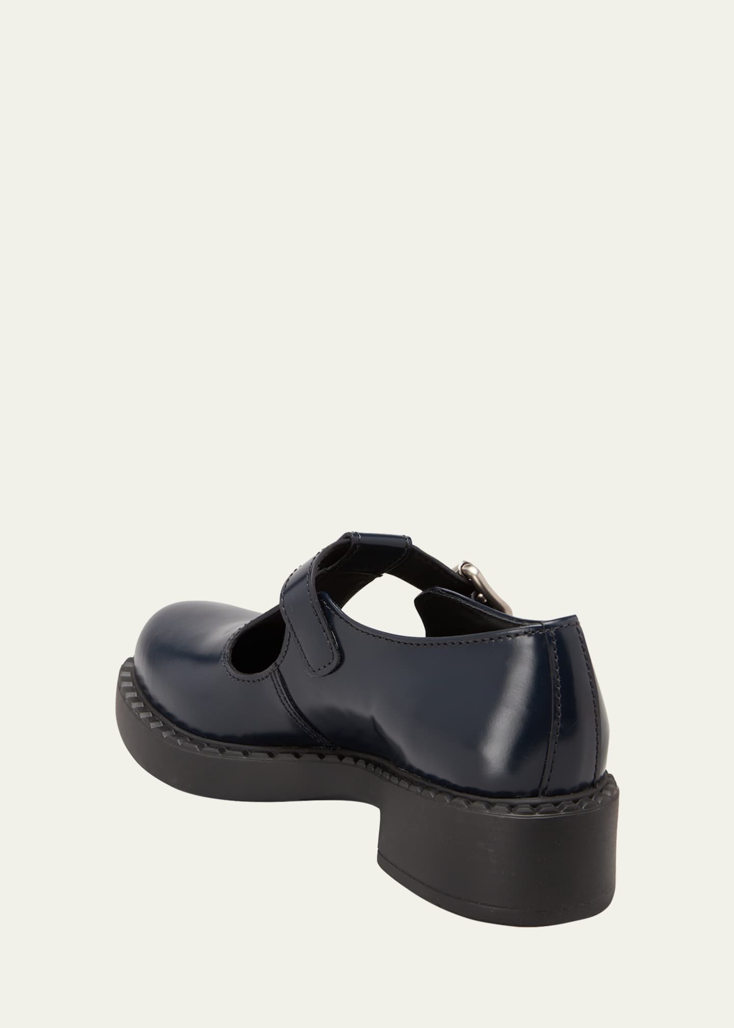 Mary Jane Buckle Loafers
