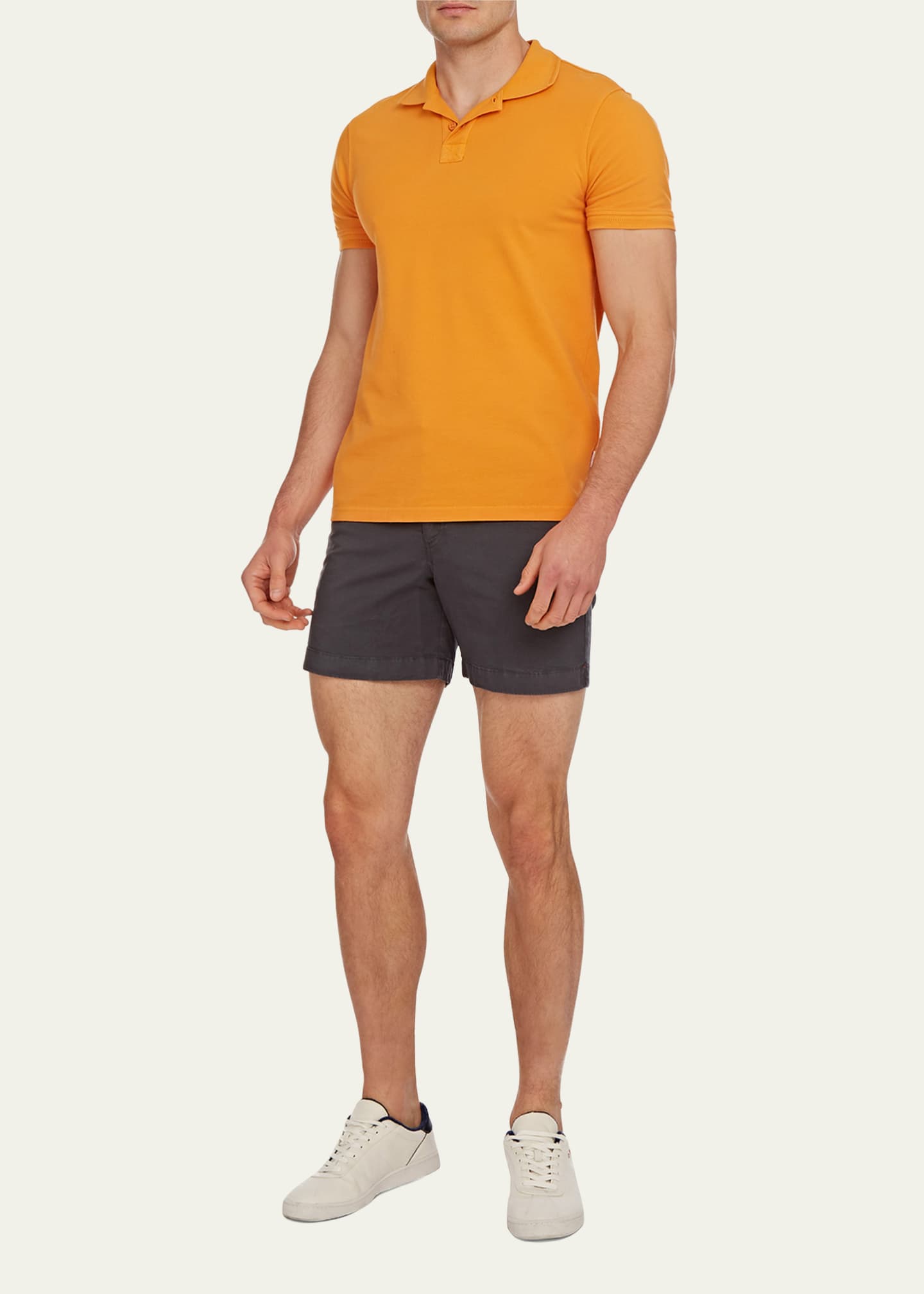 Orlebar Brown Men's Bulldog Cotton Twill Shorts Bergdorf Goodman