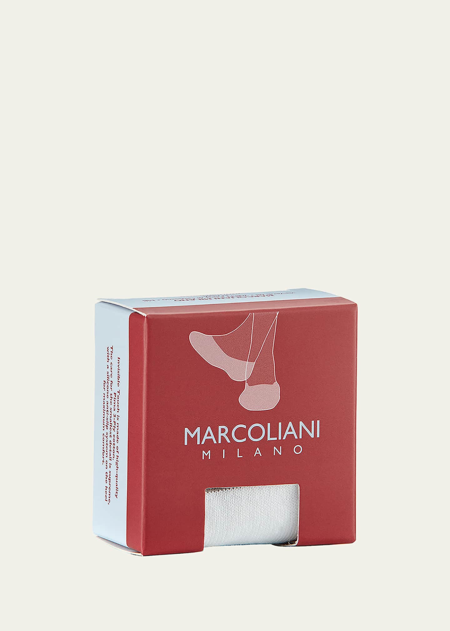 Marcoliani Invisible Touch Solid No-Show Socks Image 2 of 2
