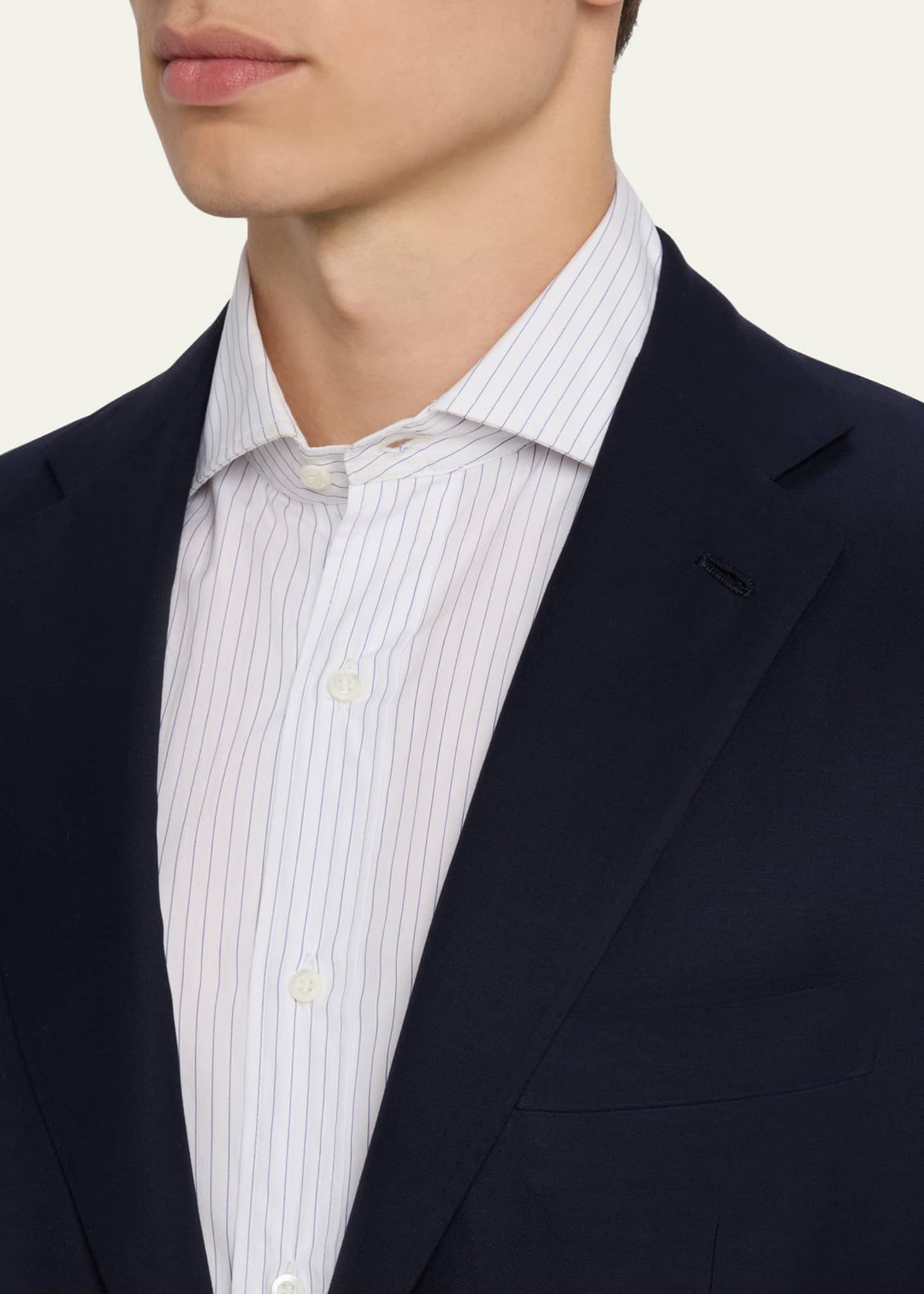 Kiton Men's Wool-Silk Basic Suit Image 6 of 8