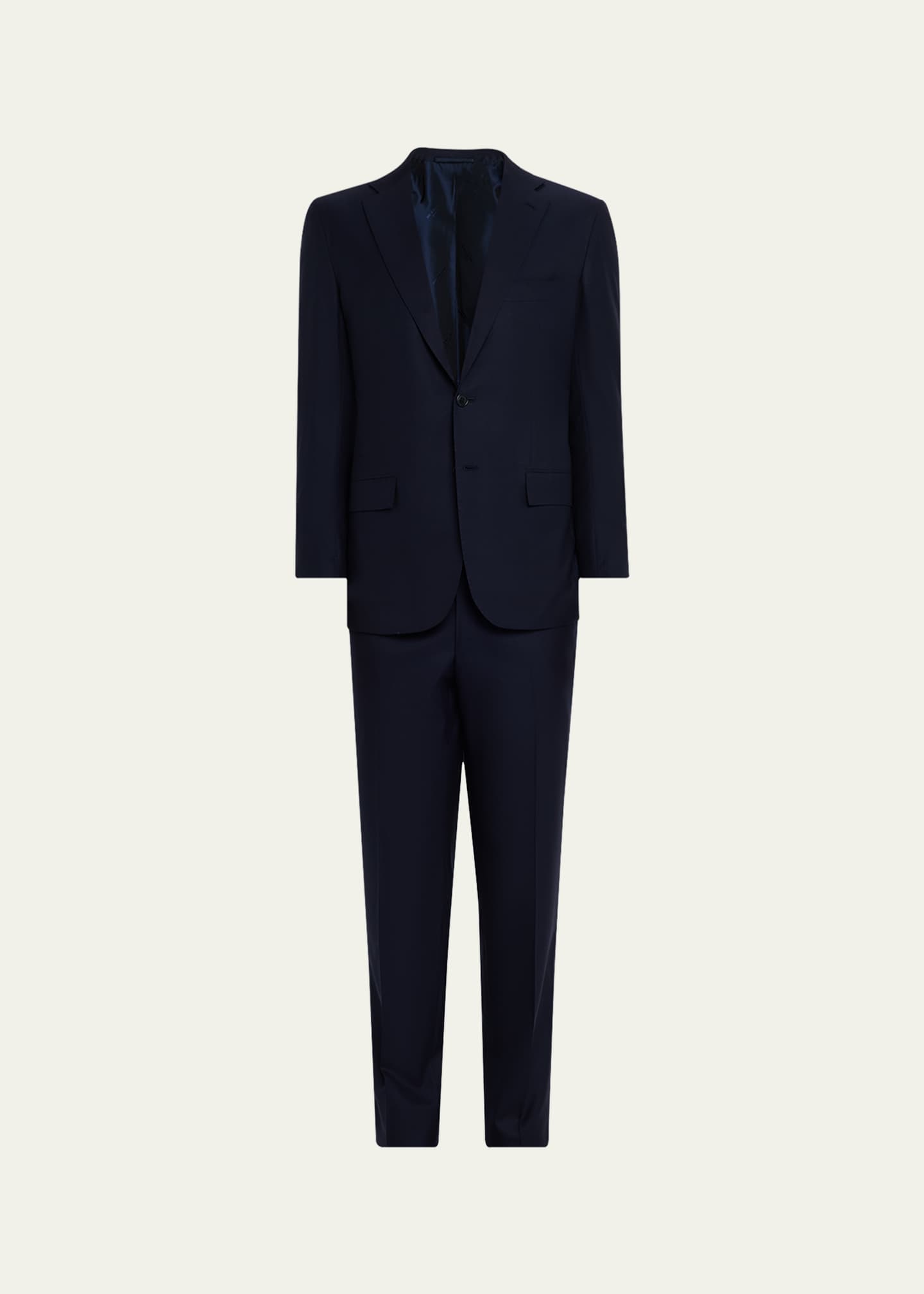 Kiton Men's Wool-Silk Basic Suit Image 1 of 8