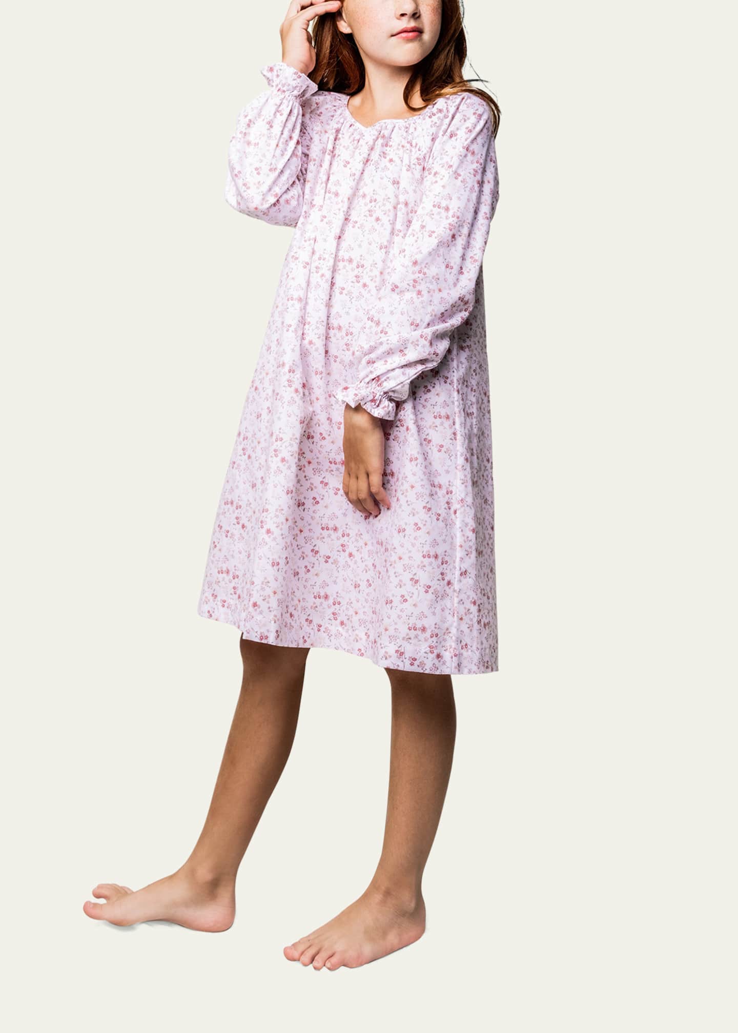 Petite Plume Girl s Delphine Dorset Floral Print Nightgown Size 6M 14