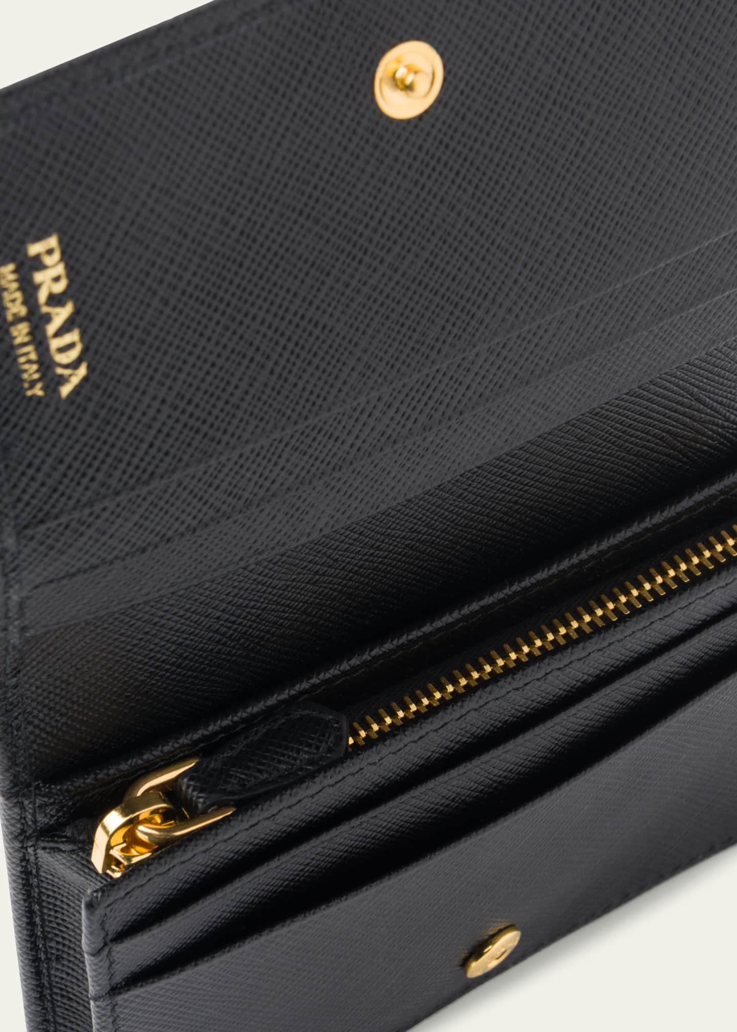 Prada Small Saffiano Leather Wallet Image 3 of 3