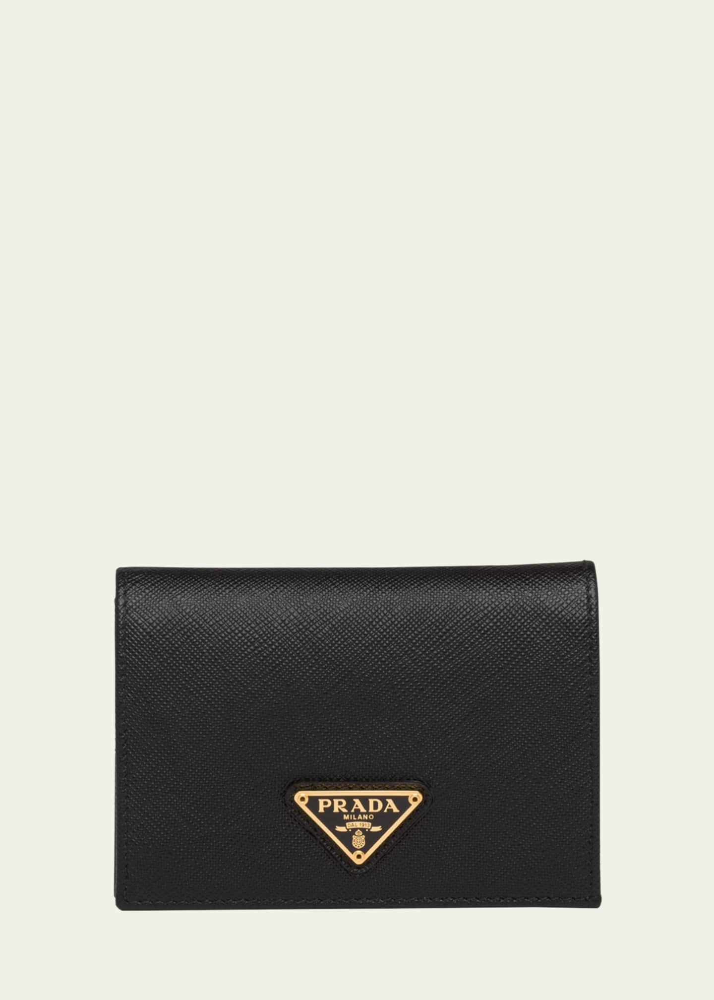 Prada Small Saffiano Leather Wallet Image 1 of 3