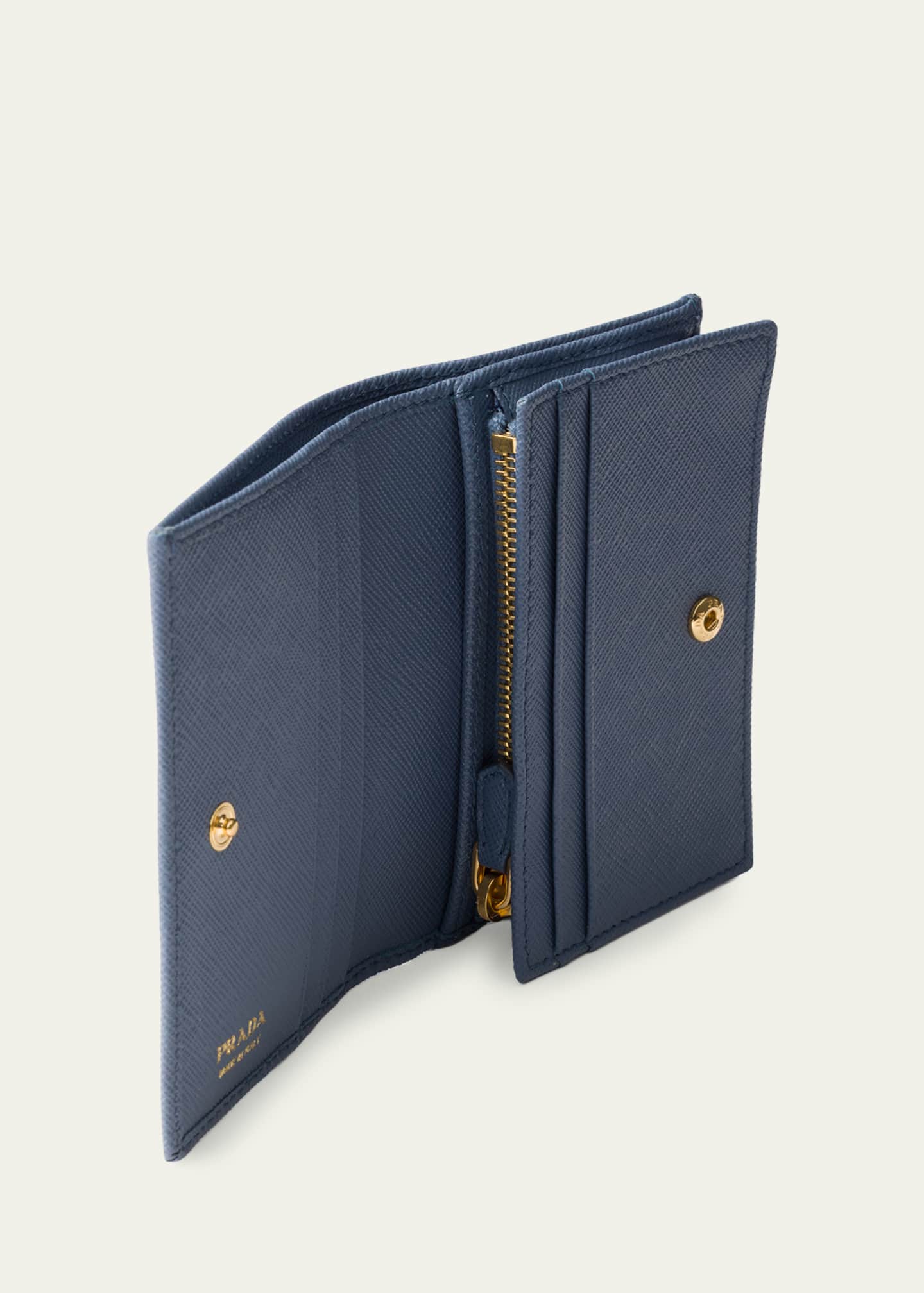 Prada Small Saffiano Leather Wallet - Bergdorf Goodman