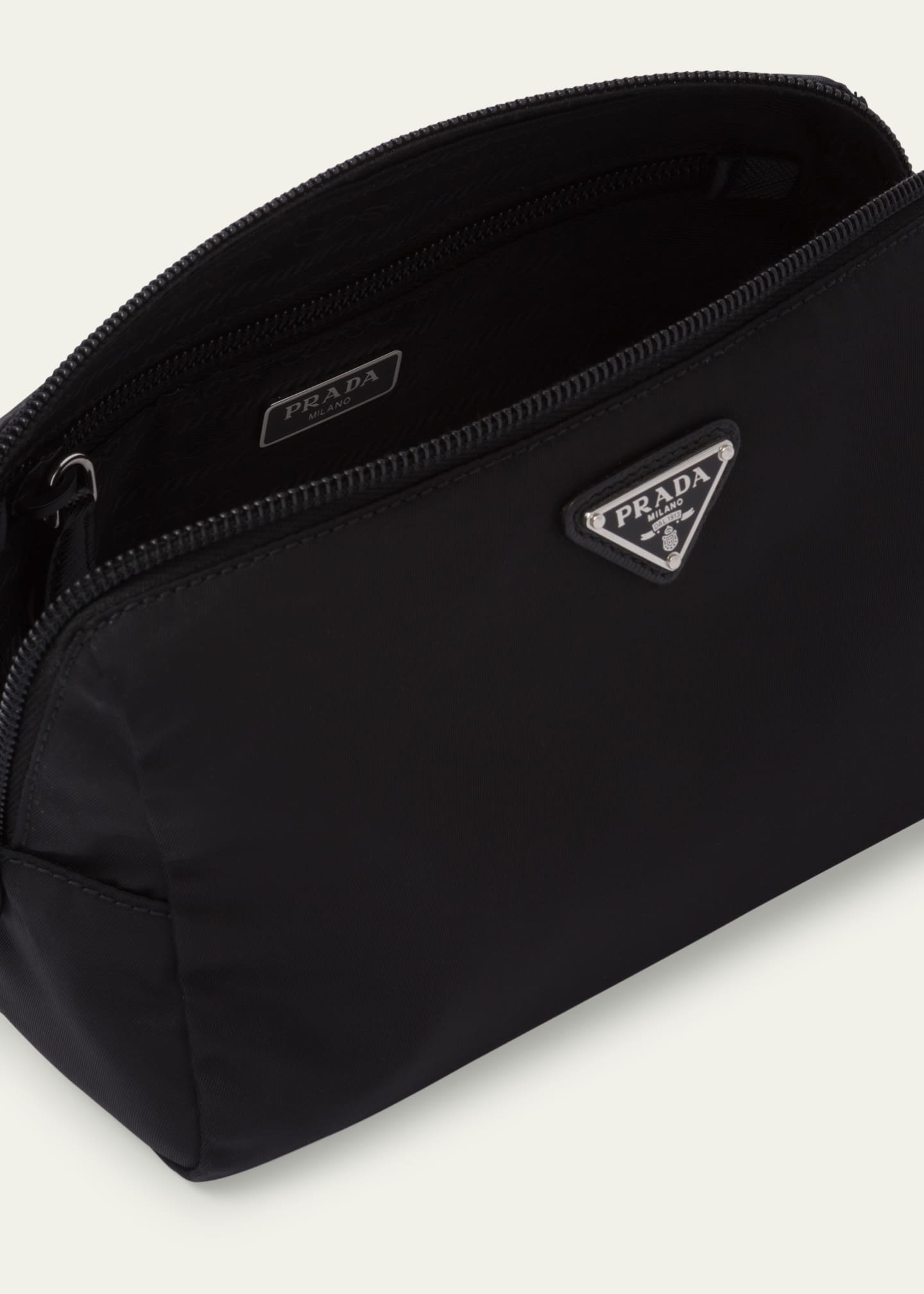 Prada Zip Nylon Pouch Bergdorf Goodman