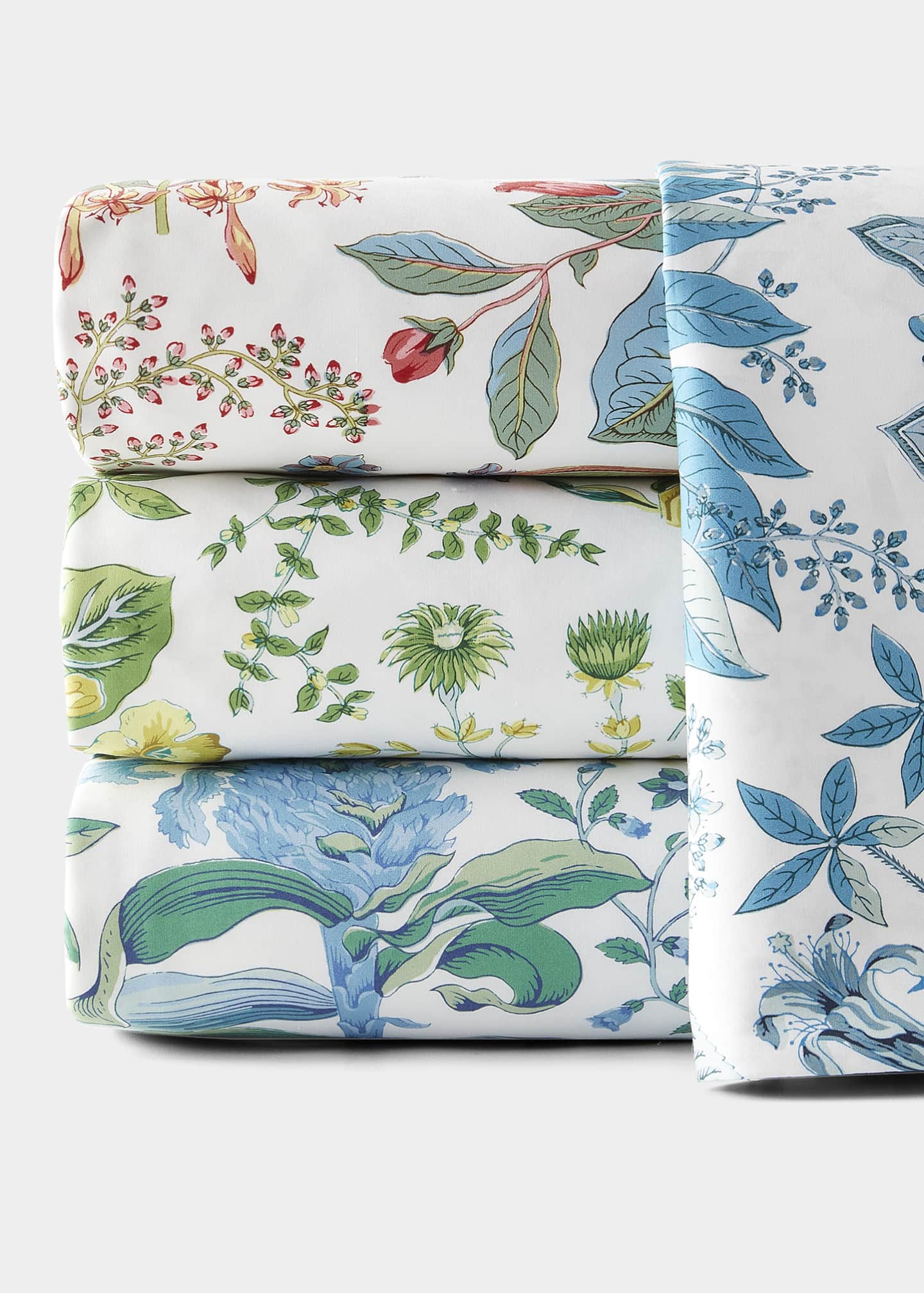 Matouk Schumacher Pomegranate Fitted Sheet, QUEEN Bergdorf Goodman