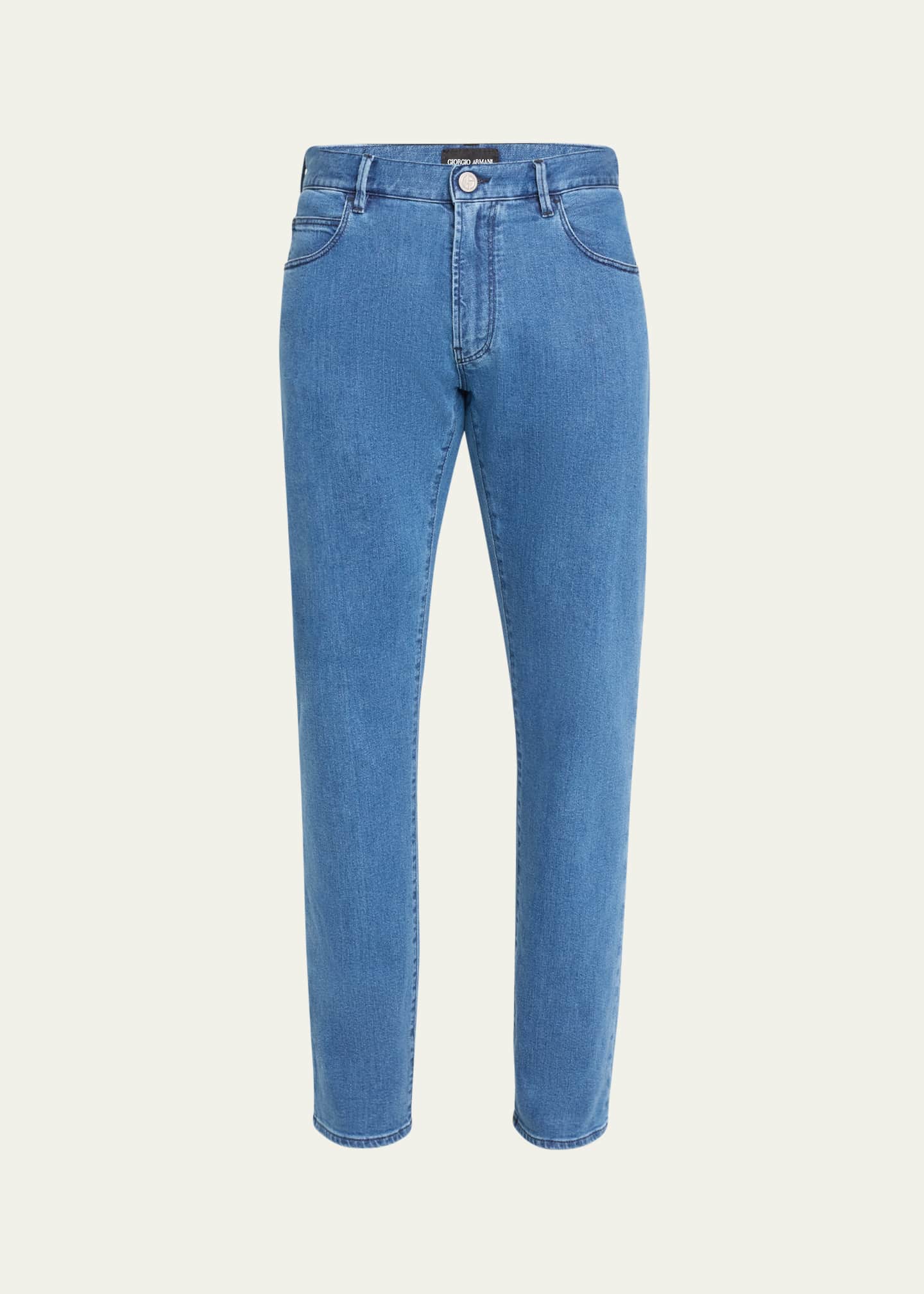 Giorgio Armani Men's Straight-Leg Jeans Image 1 of 5