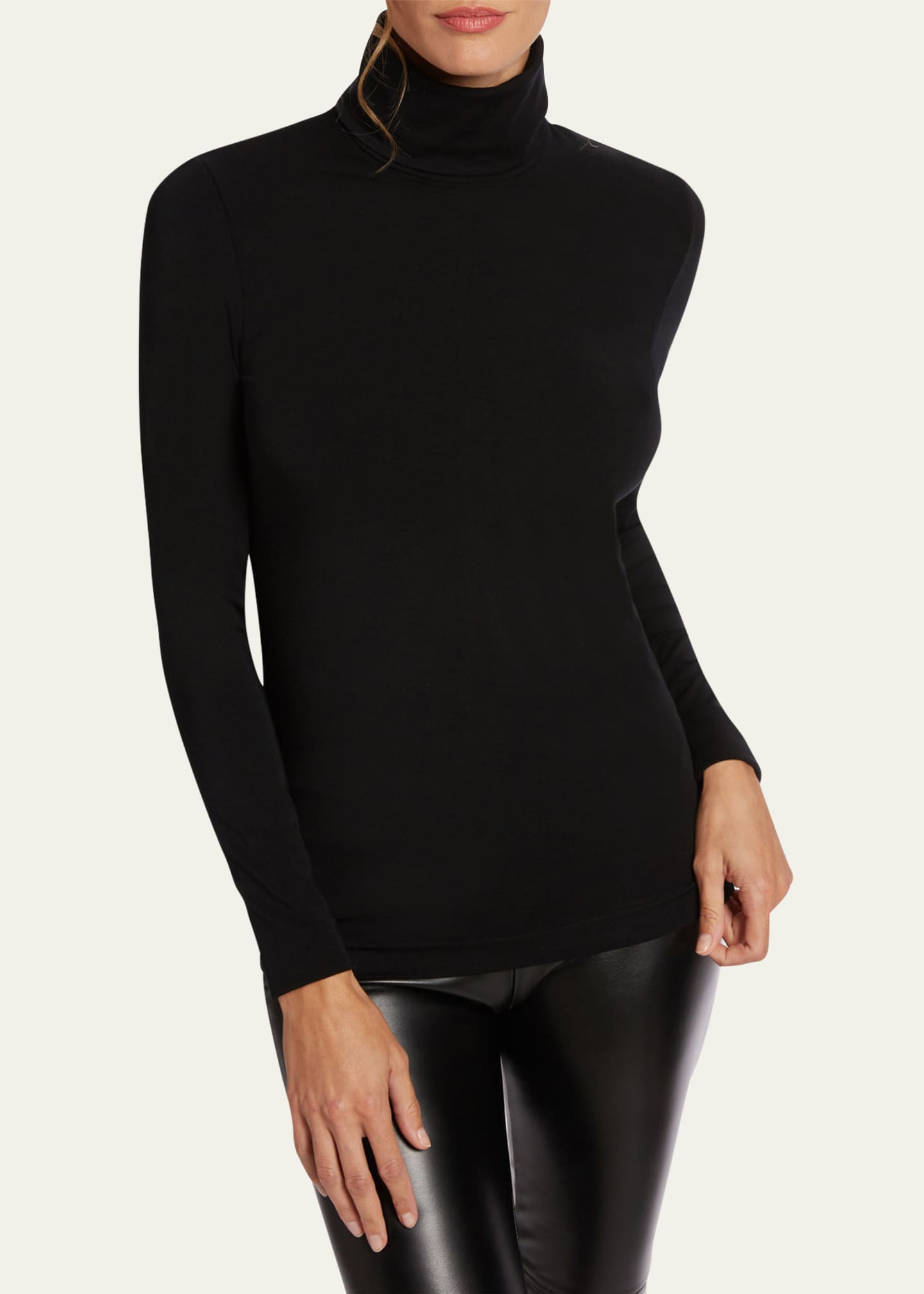 Wolford Aurora Long-Sleeve Turtleneck Sweater - Bergdorf Goodman