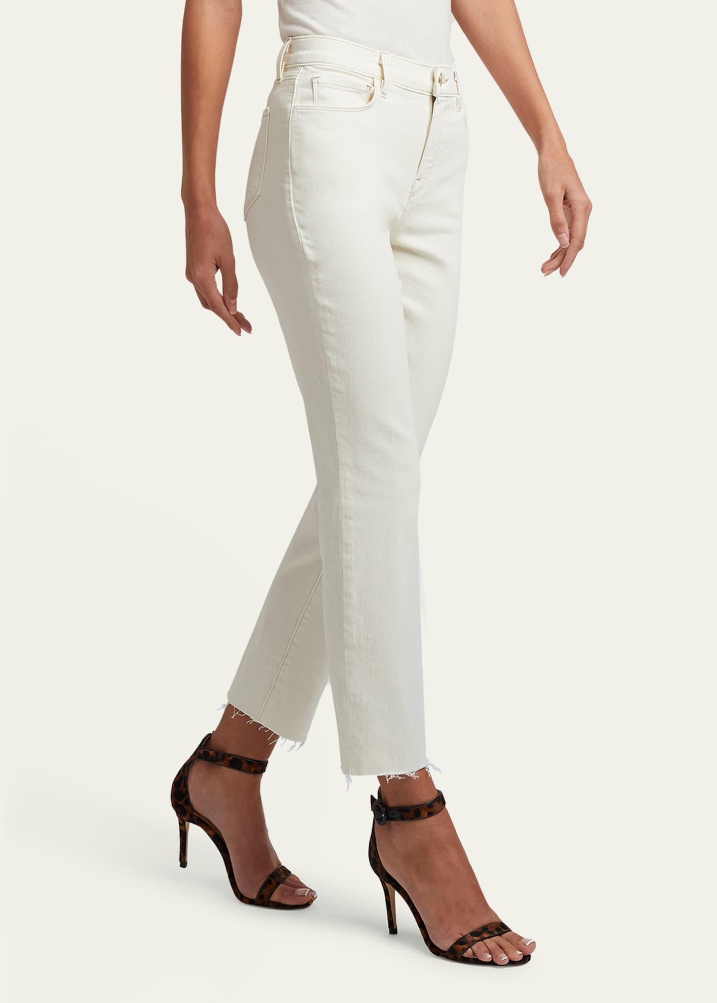 L'Agence Sada High-Rise Crop Slim Jeans - Bergdorf Goodman