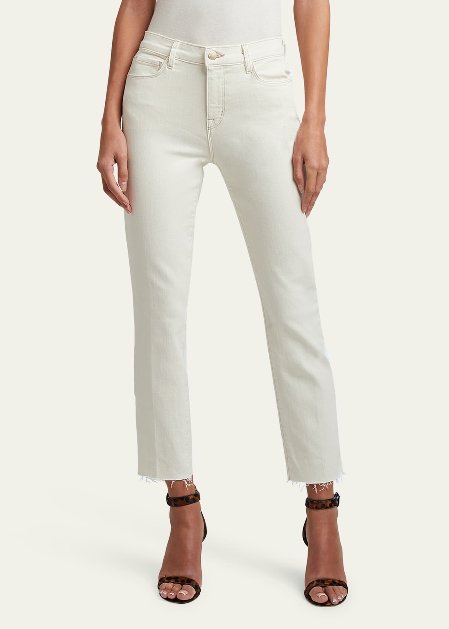 L'Agence Sada High-Rise Crop Slim Jeans Image 5 of 5