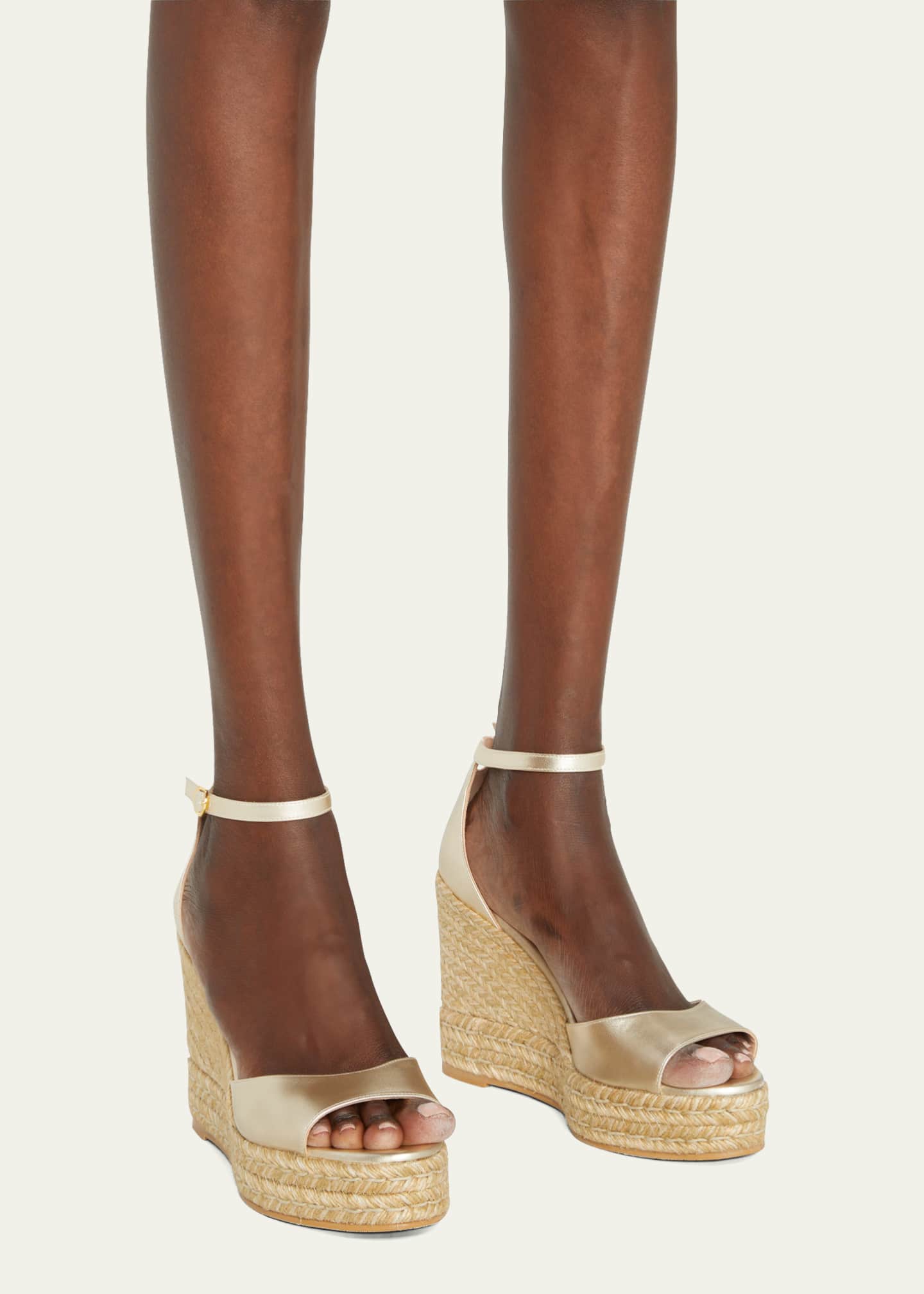 Stuart Weitzman Nudistcurve Espadrille Wedge Bergdorf Goodman