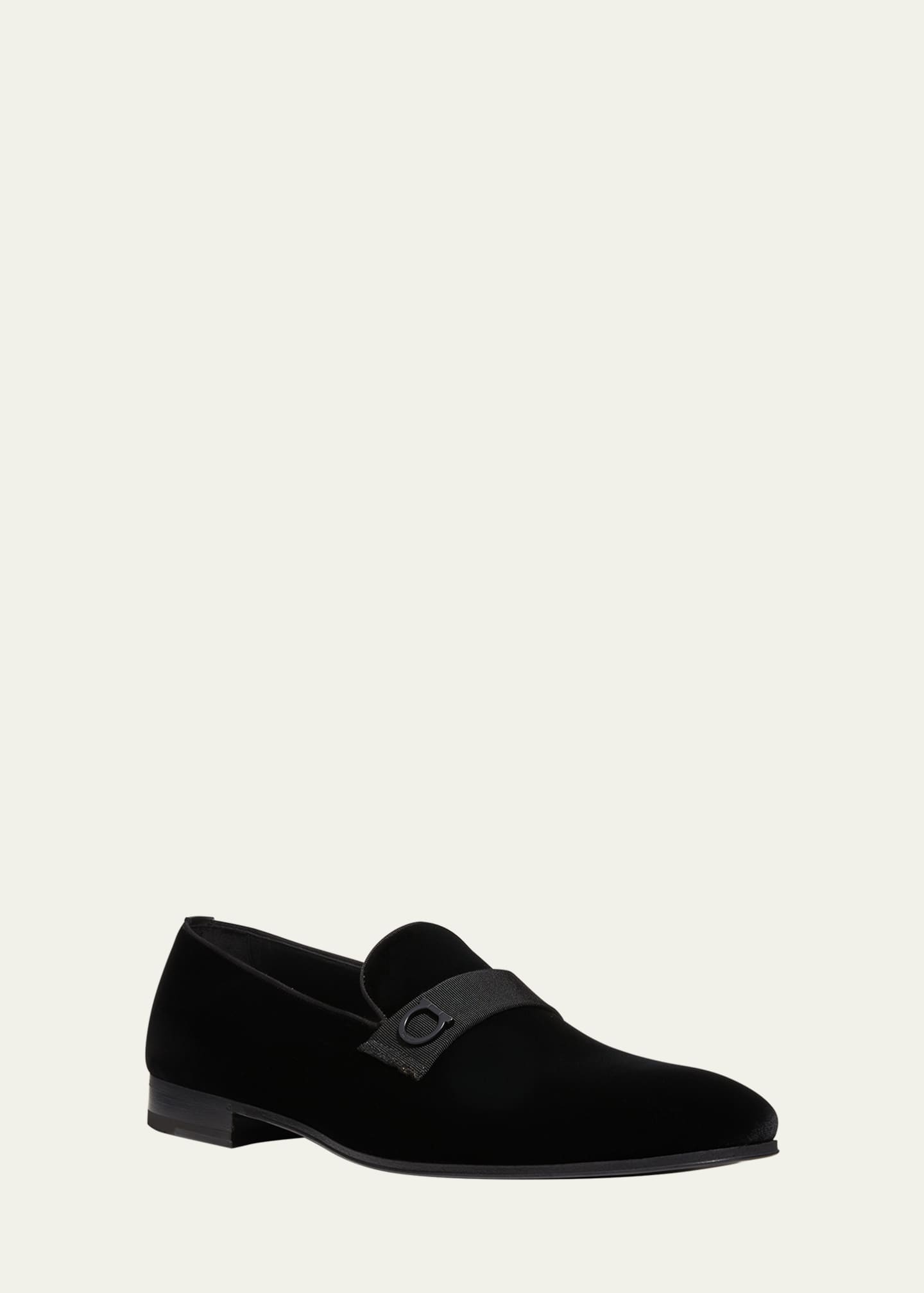 Salvatore ferragamo velvet loafers best sale