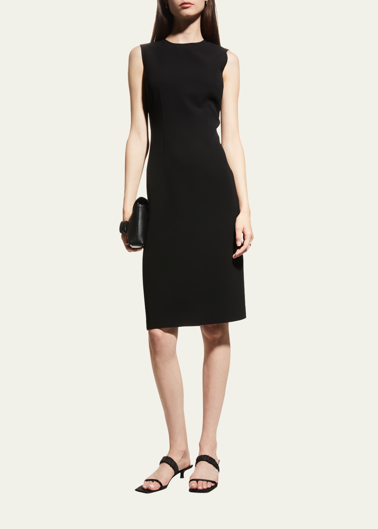 Lafayette 148 New York Harpson Finesse Crepe Sheath Dress Image 2 of 5