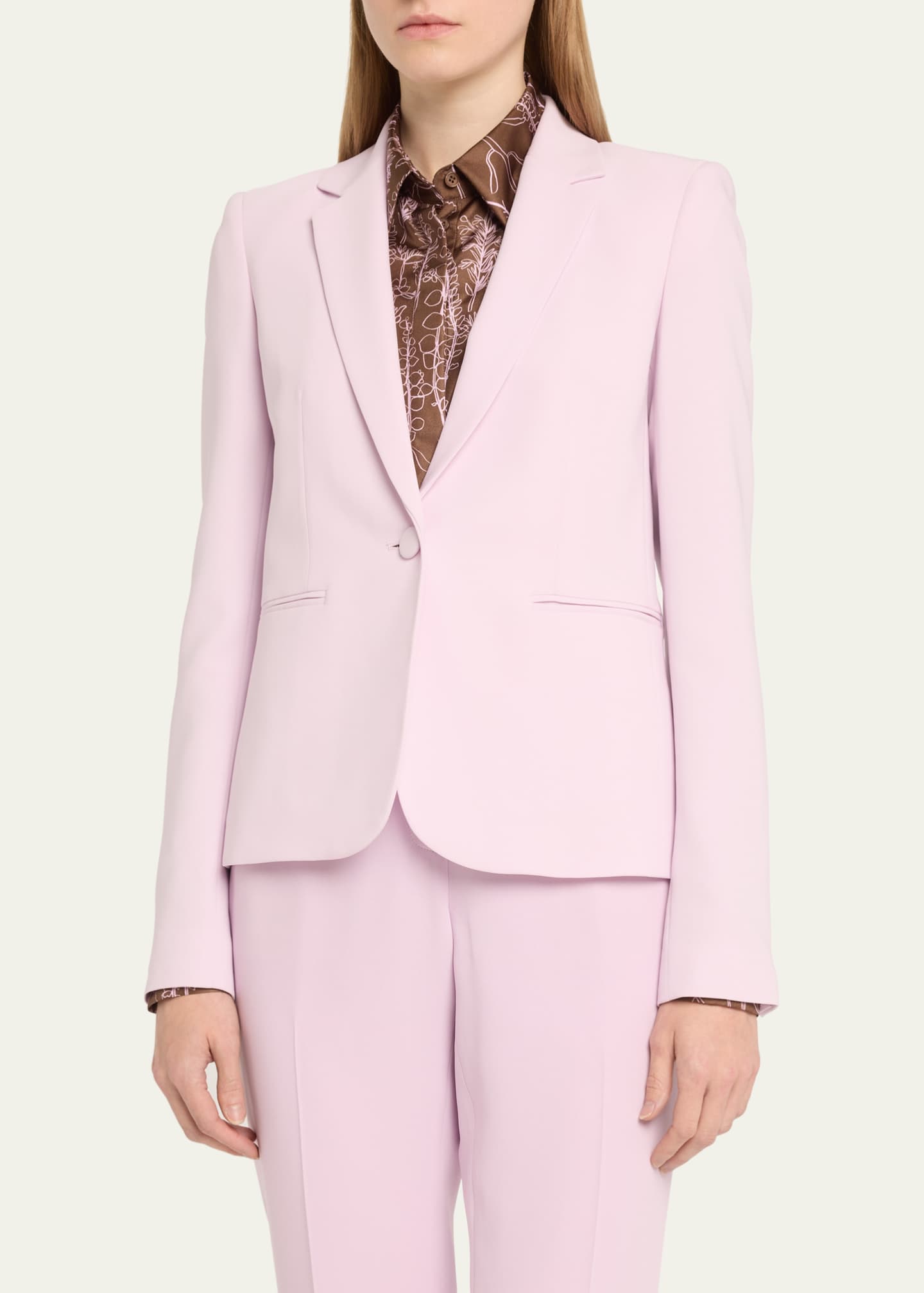 Lafayette 148 New York Eastman Single-Button Blazer - Bergdorf Goodman