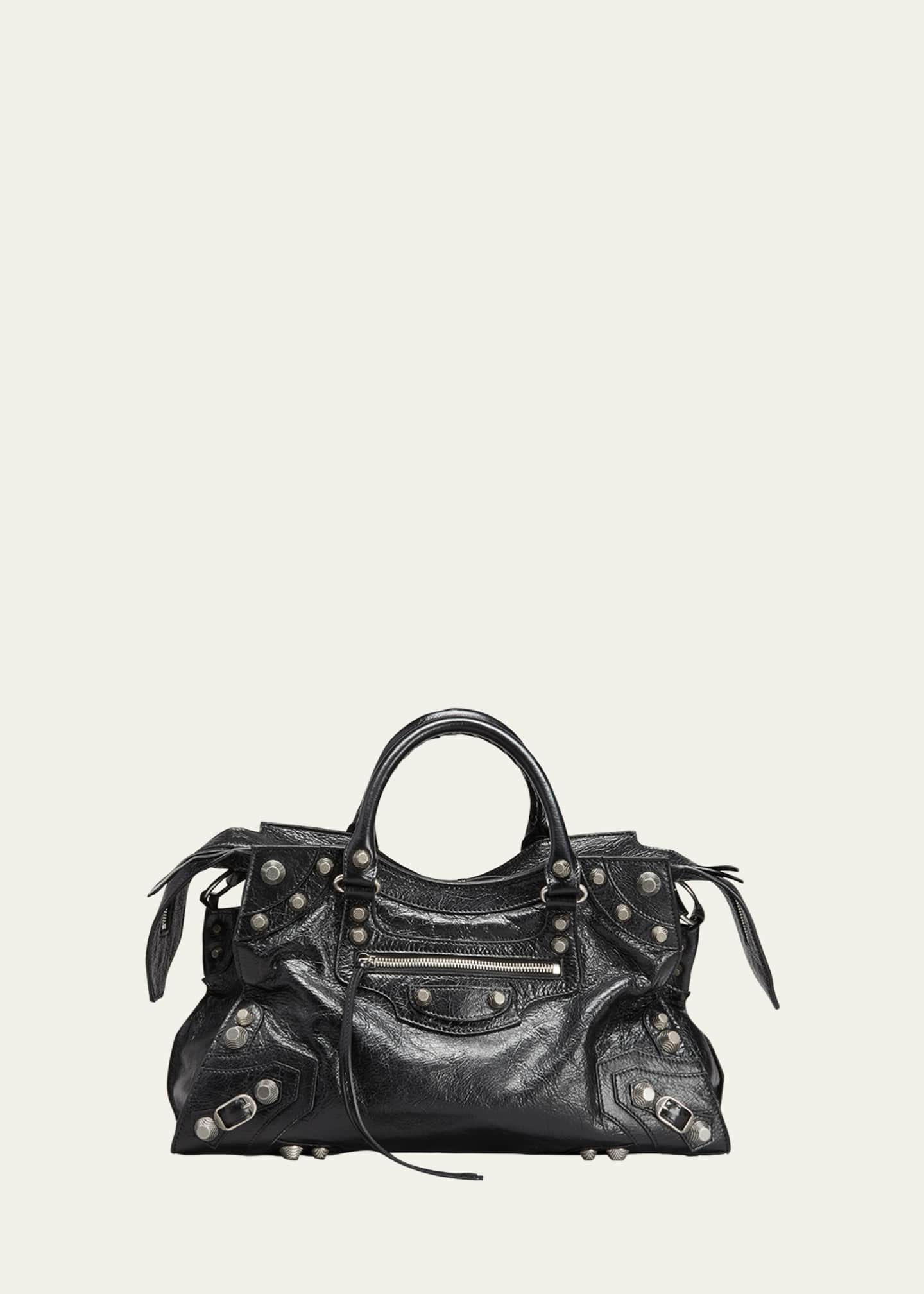 Balenciaga Neo Cagole City Leather Shoulder Bag