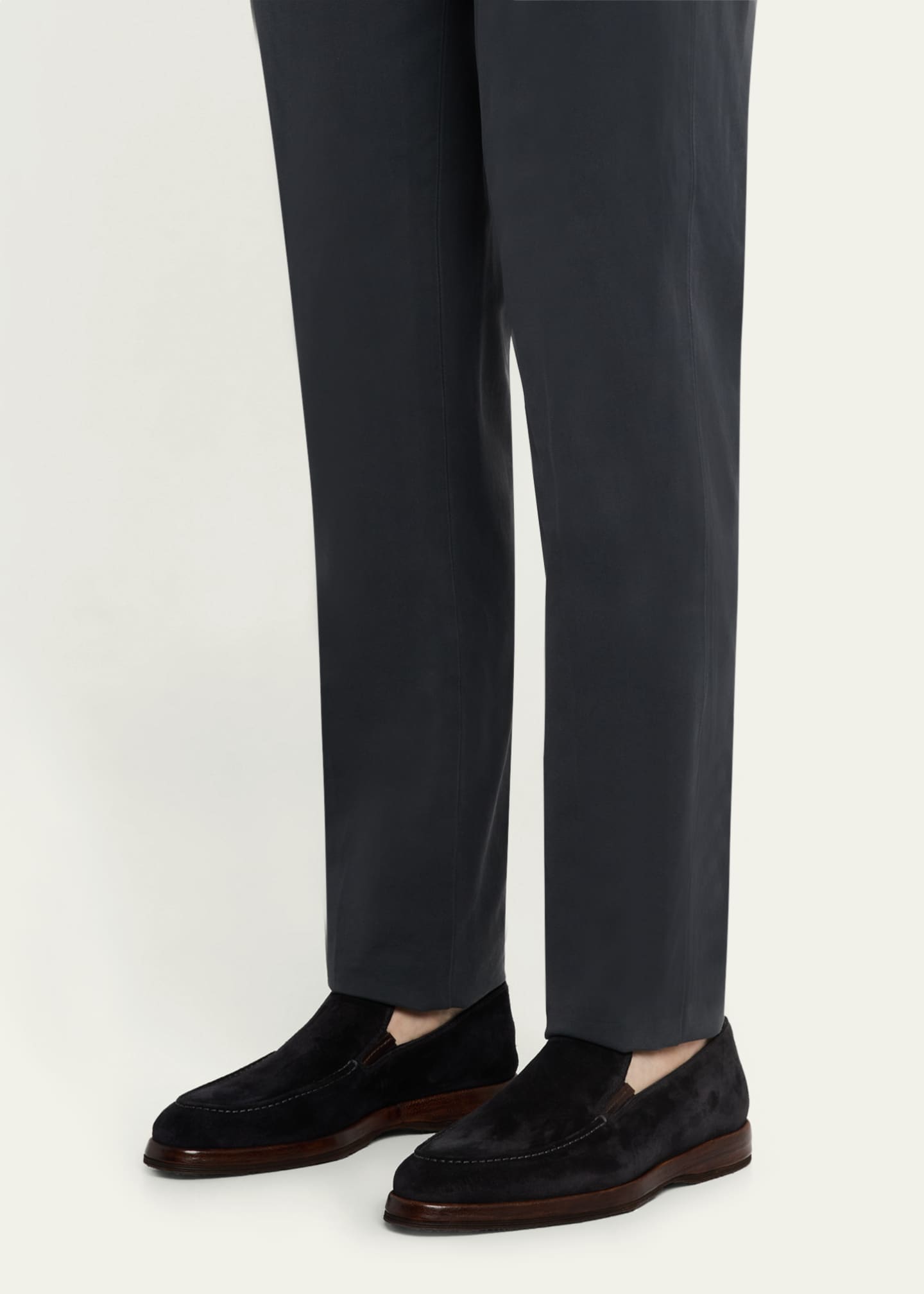 Bontoni Men's Passeggio Suede & Leather Welt Loafers Image 2 of 6