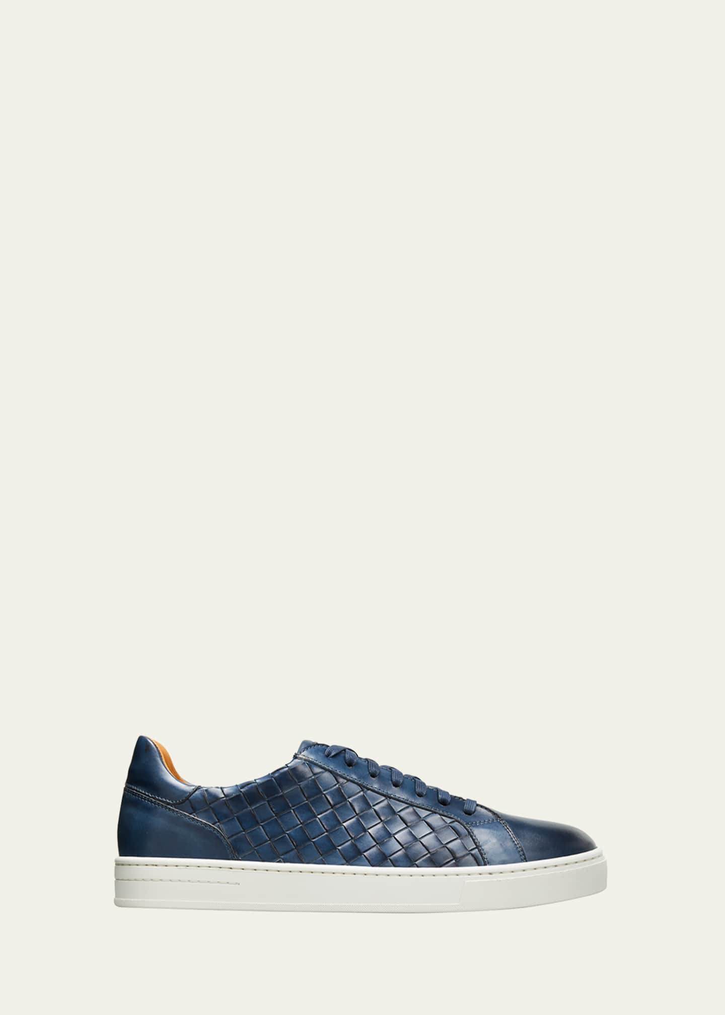Magnanni blue sneakers clearance