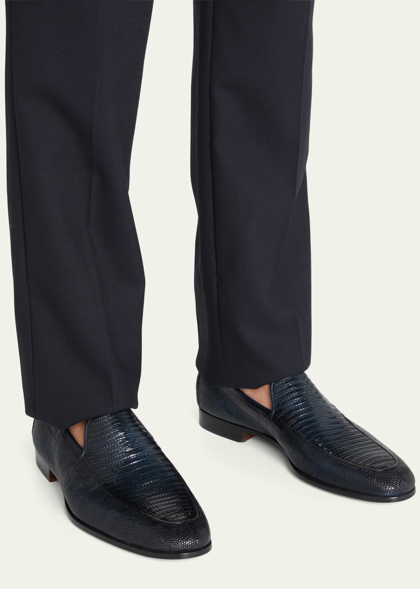 Lizard loafers top