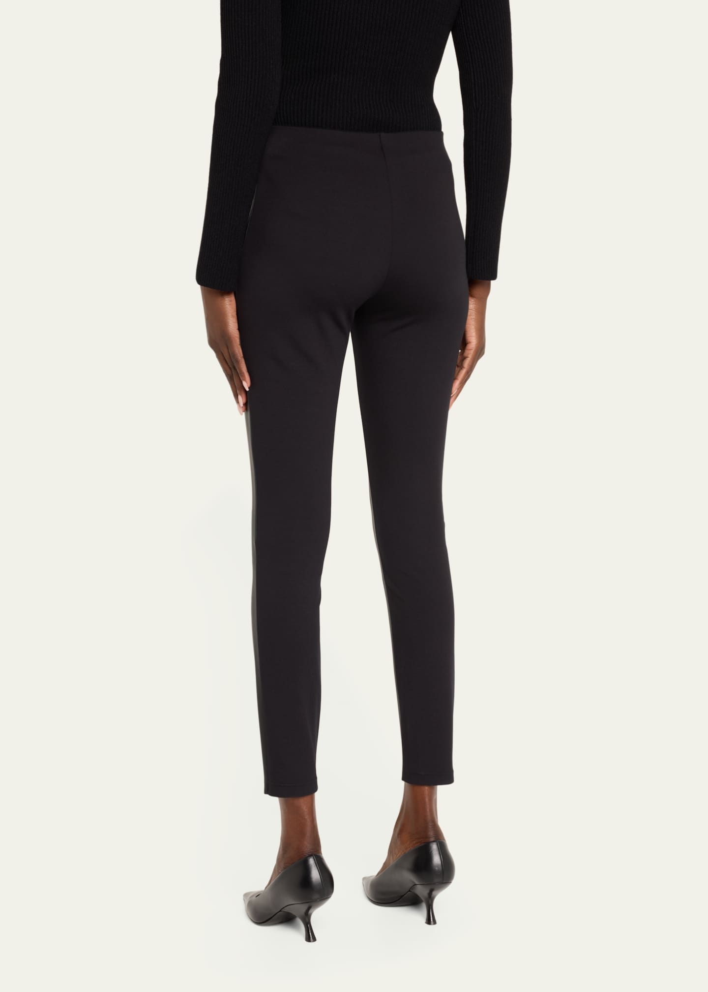 Wolford Jo Mixed-Media Leggings - Bergdorf Goodman