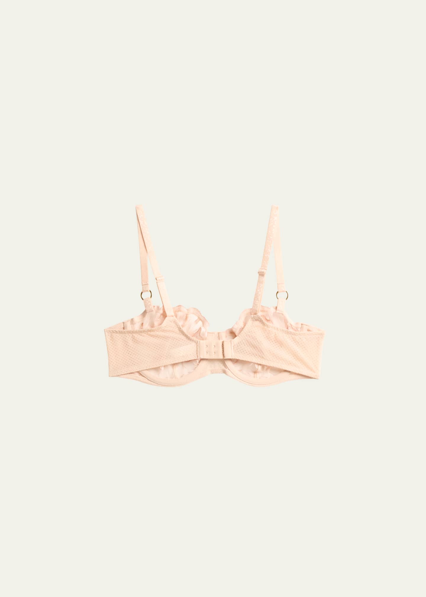Chantelle Fleur Floral-Embroidered Scalloped Demi Bra Image 3 of 5