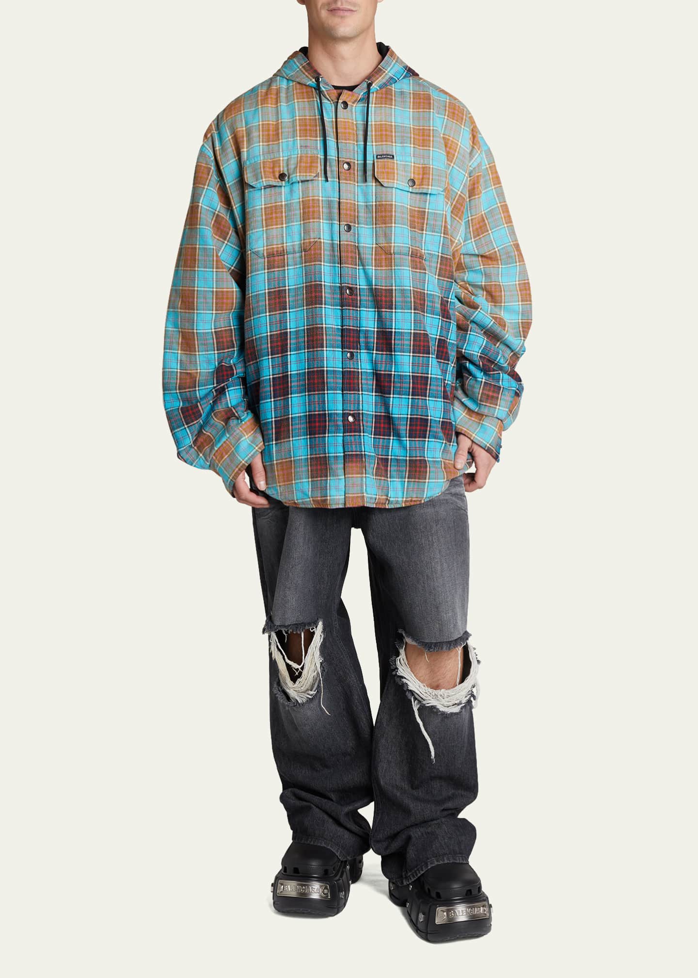 Balenciaga hooded shirt