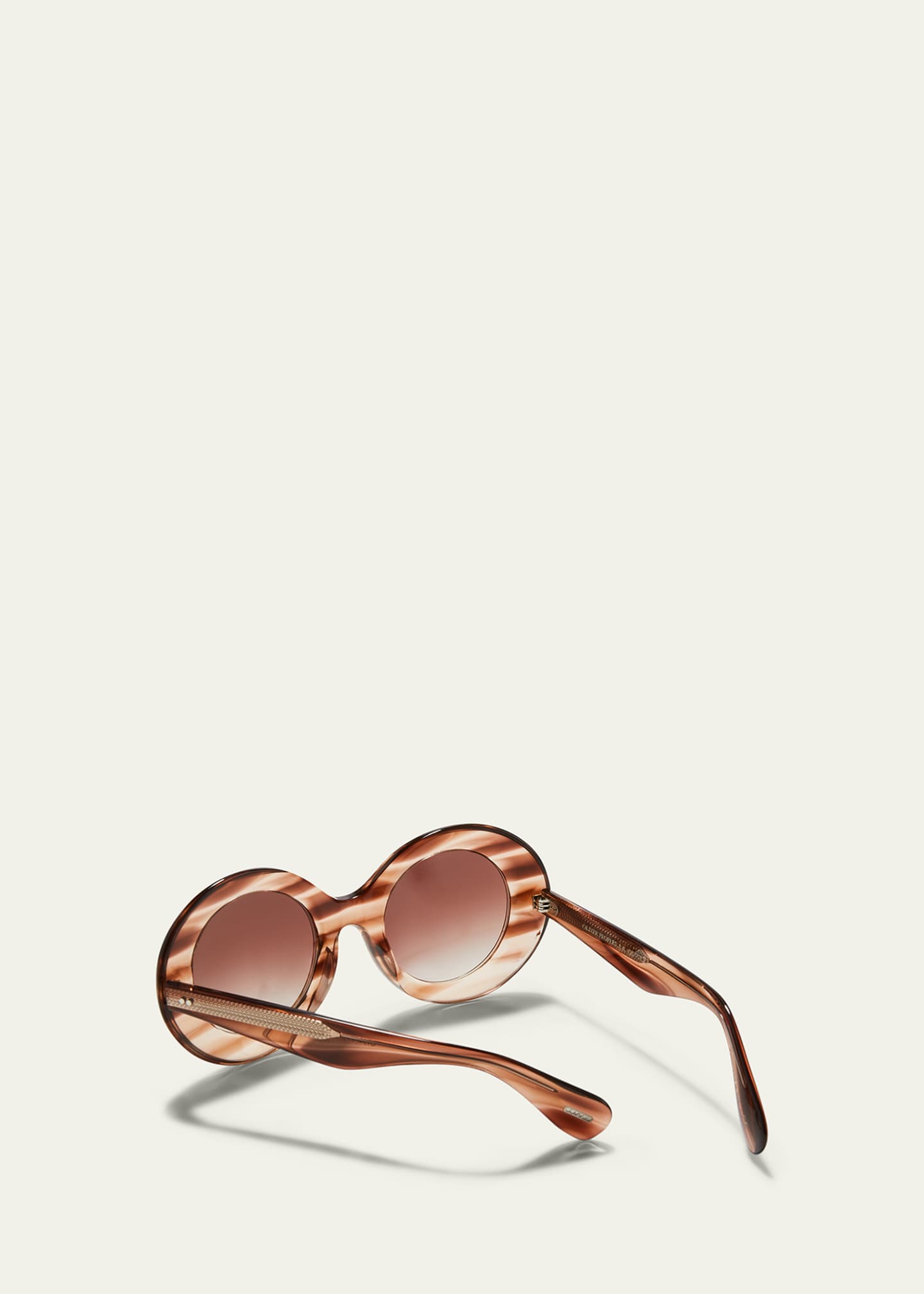 Oliver Peoples Dejeanne Round Acetate Sunglasses - Bergdorf Goodman
