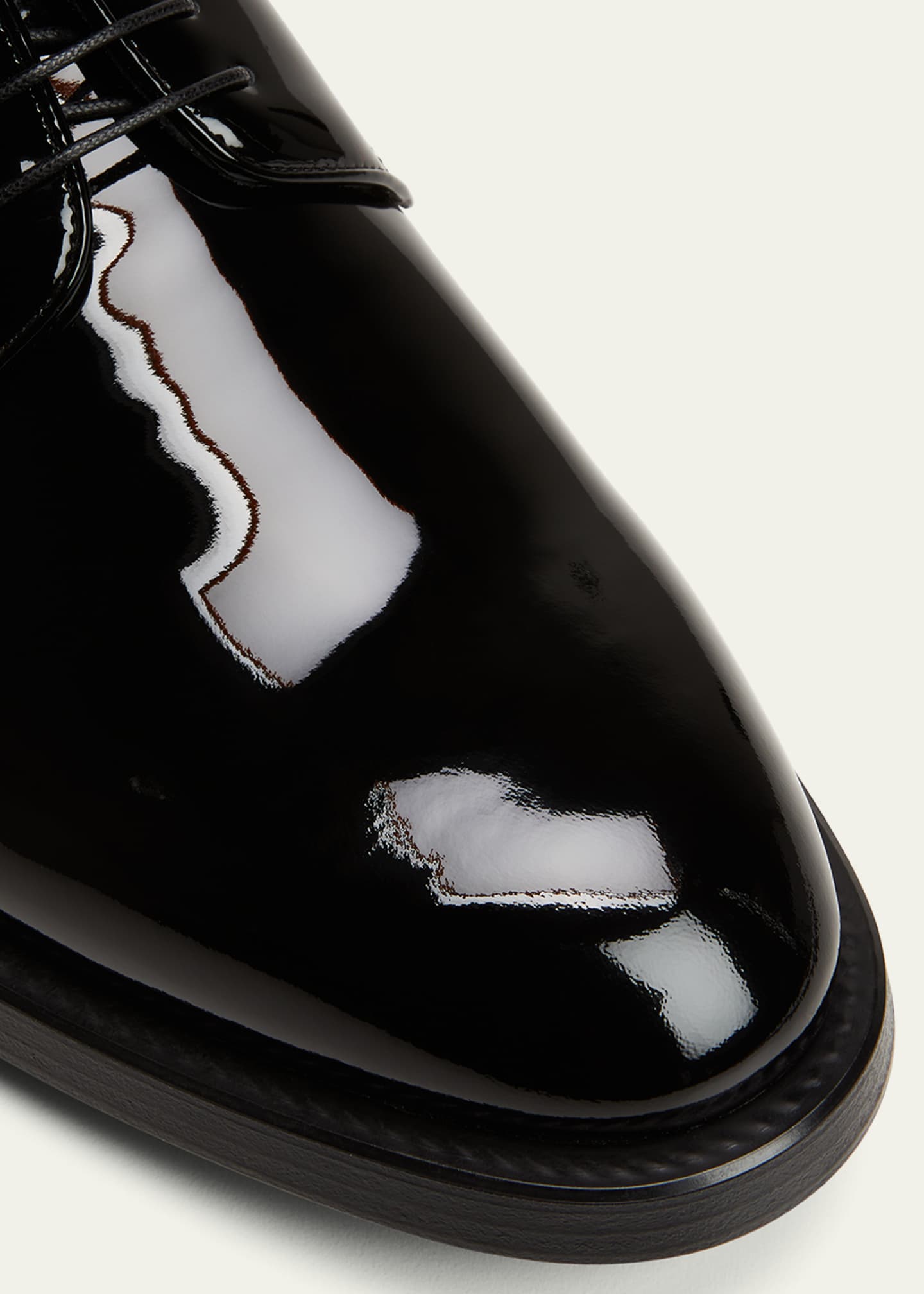 Patent Leather Derby Black - Calibre Menswear