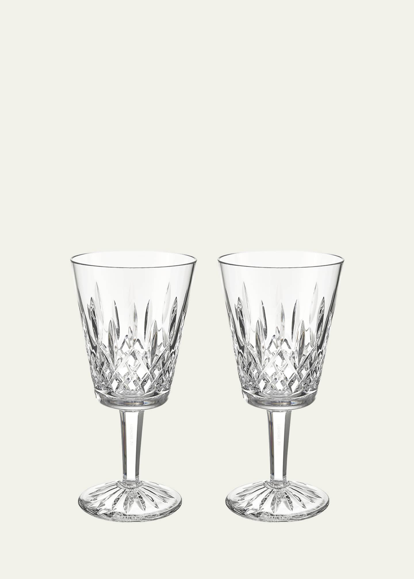 Waterford Crystal Lismore 1952 Mastercraft Large Goblets, Set of 2 Bergdorf Goodman