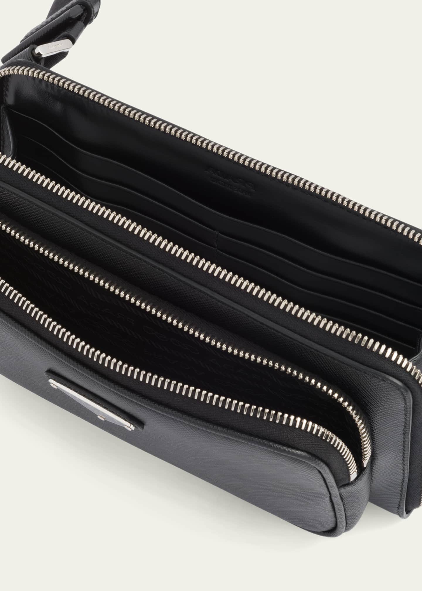 Prada Men's Saffiano Belt Bag Image 4 of 5