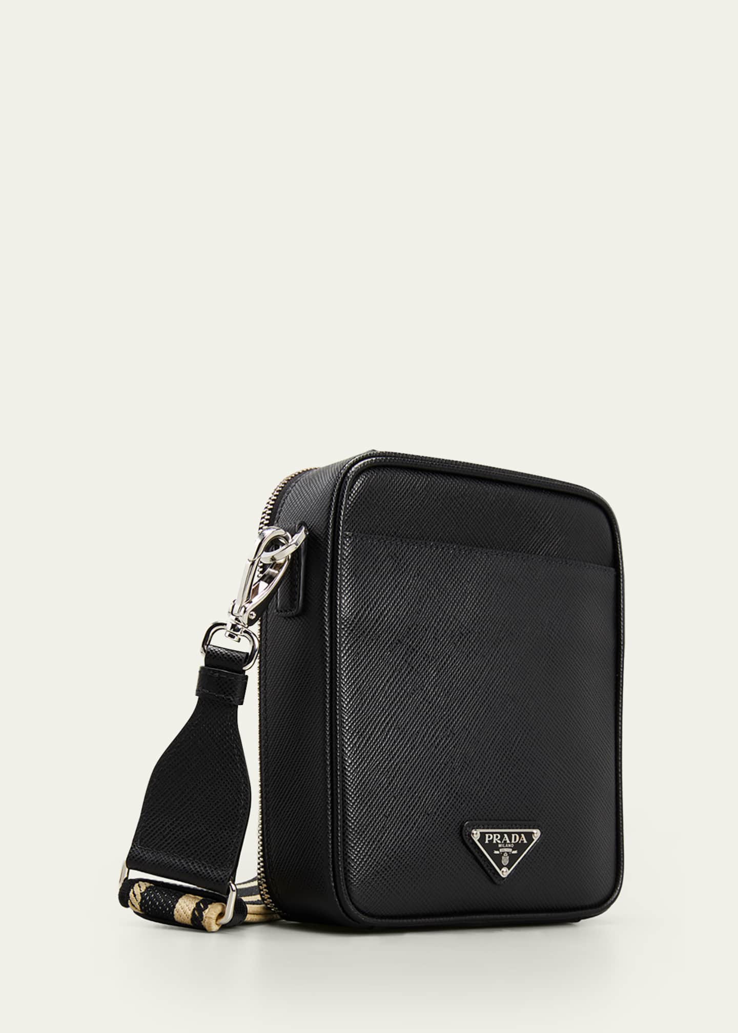 Prada Men's Saffiano Leather Shoulder Crossbody Bag Bergdorf Goodman