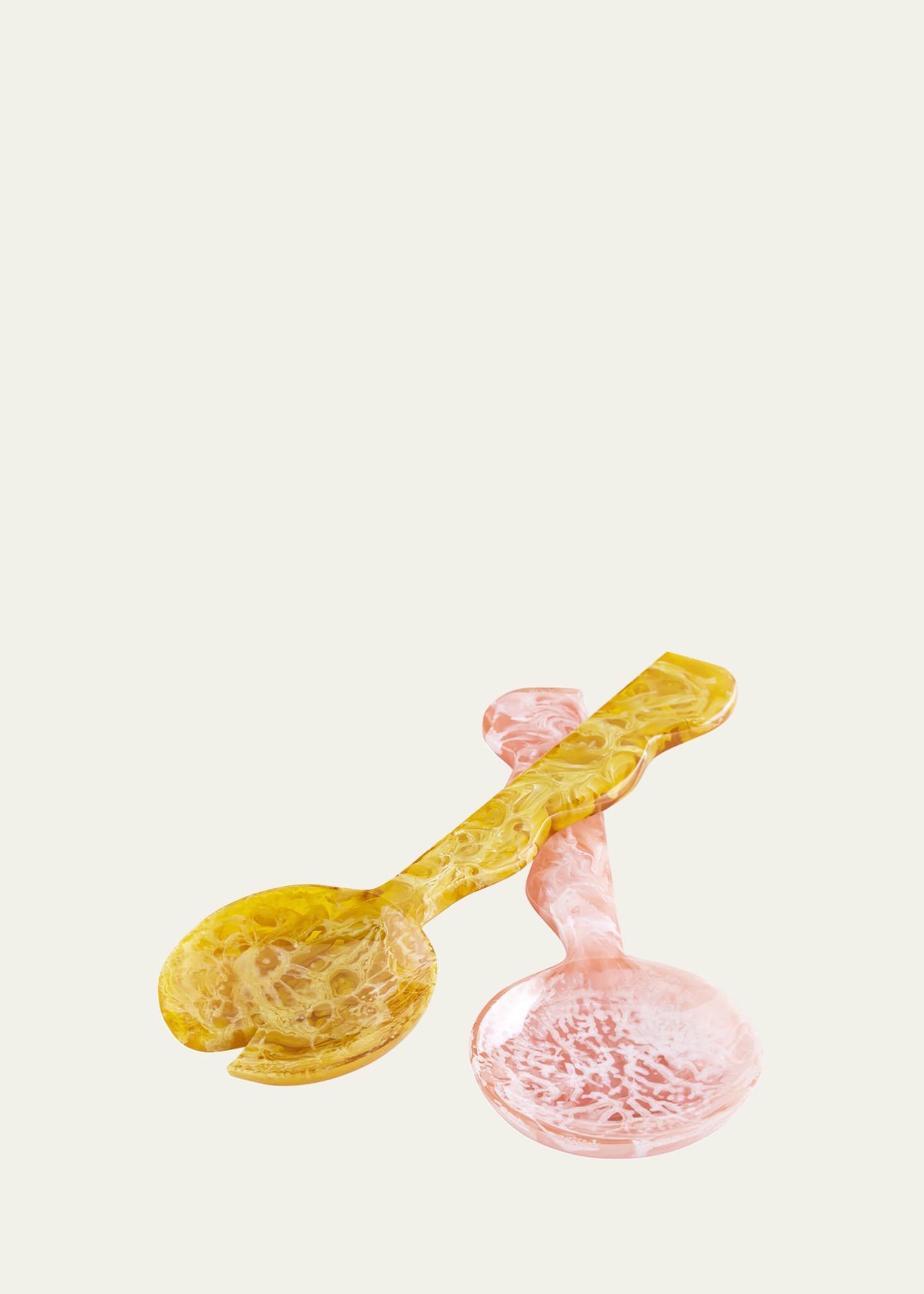 Jonathan Adler Mustique Ripple Salad Serving Set Image 2 of 2