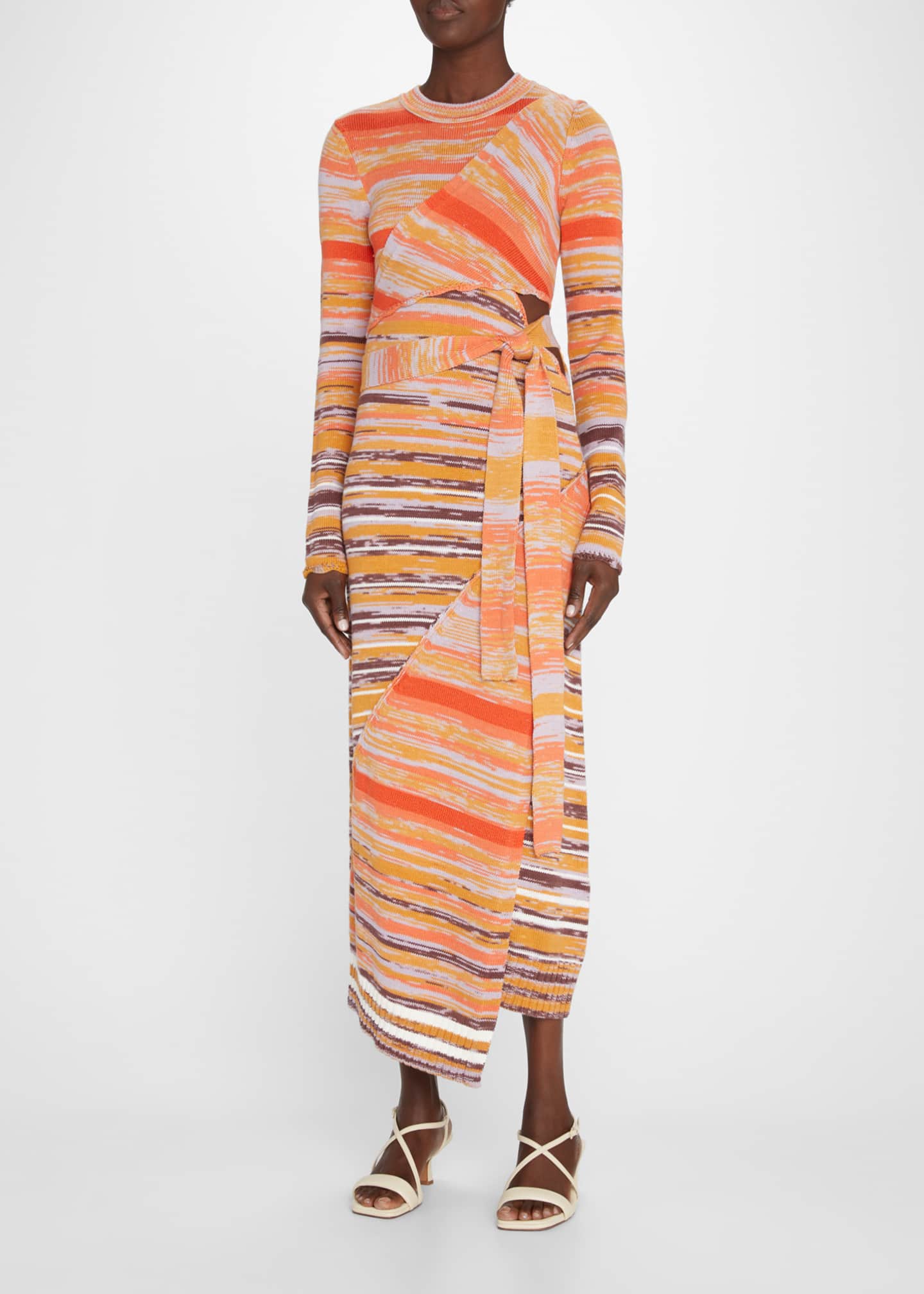 Jonathan Simkhai Selah Wrap Cutout Maxi Dress - Bergdorf Goodman